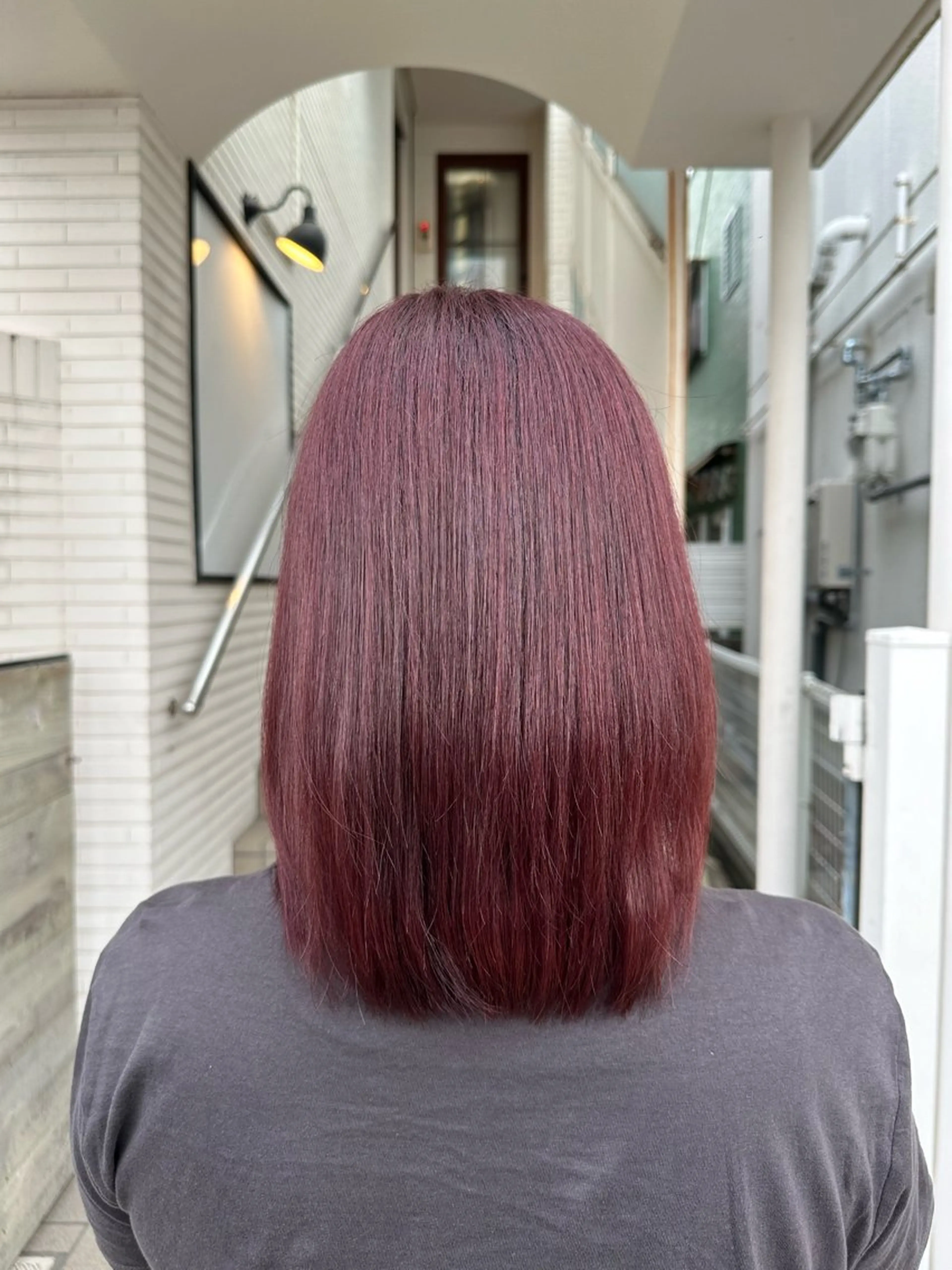 ミディアム カラー reefur所属・reefur マリナのヘアスタイル