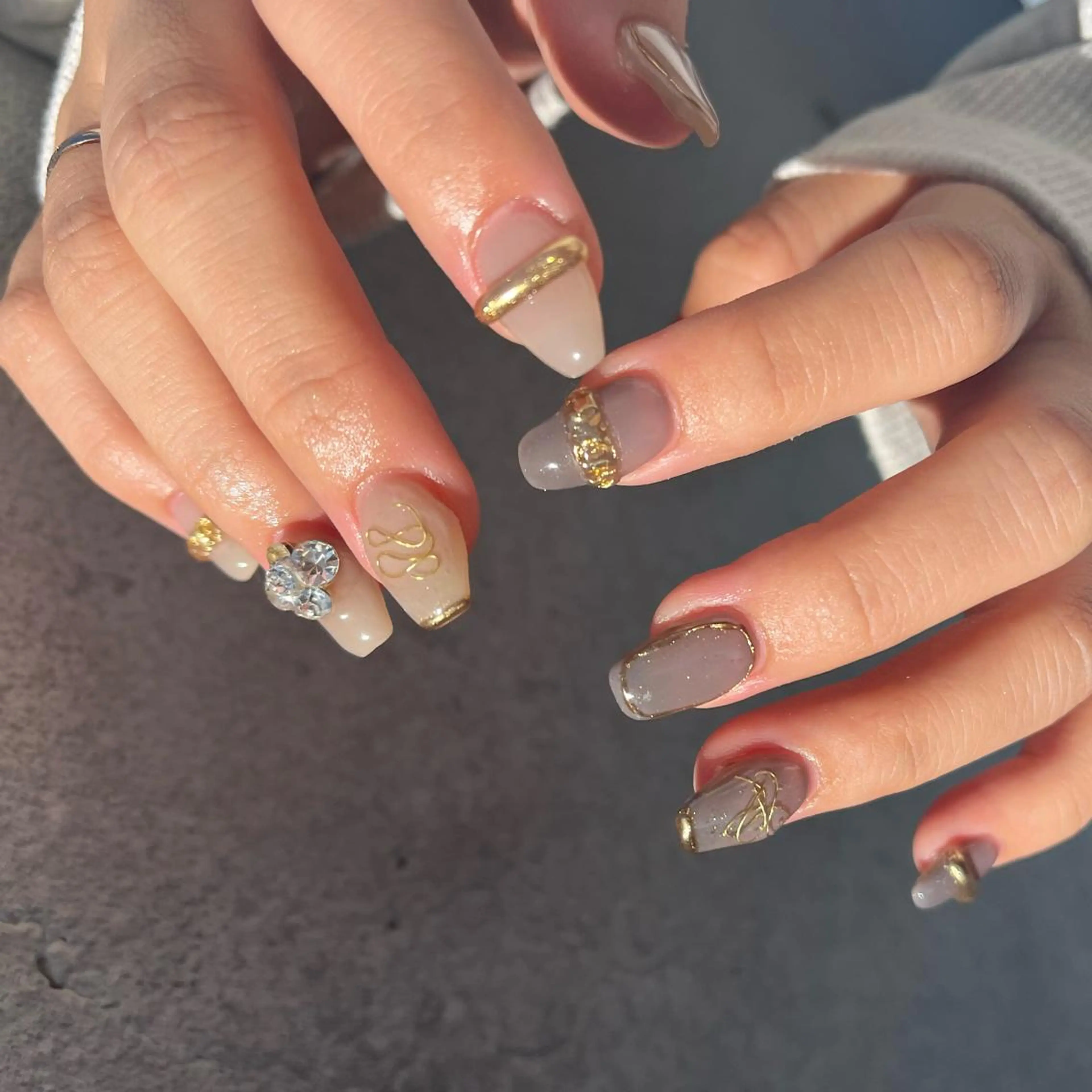 ネイル 🤎Two ERI🤎のネイルデザイン