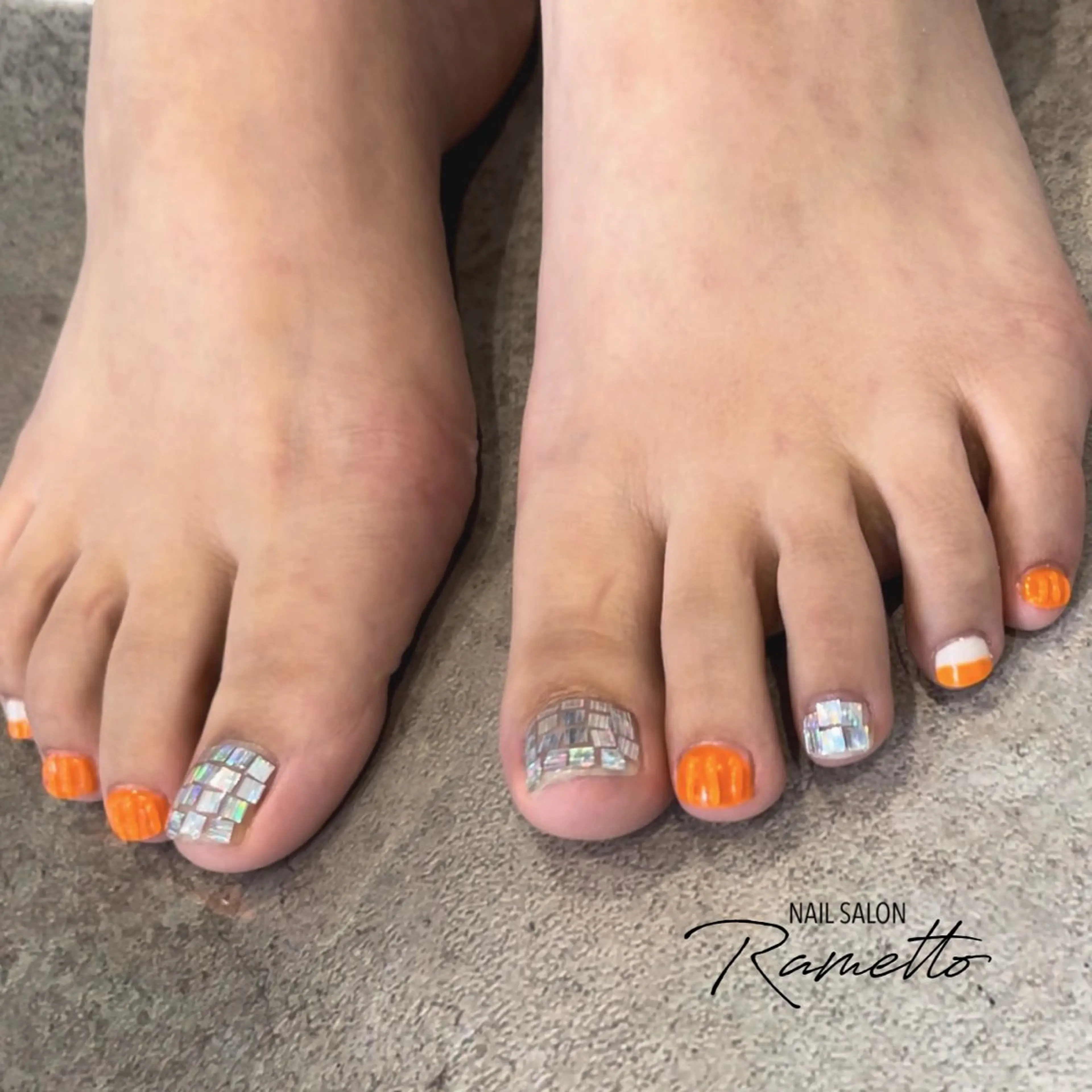 ネイル フットネイル NAILSALON Ramettoのネイルデザイン