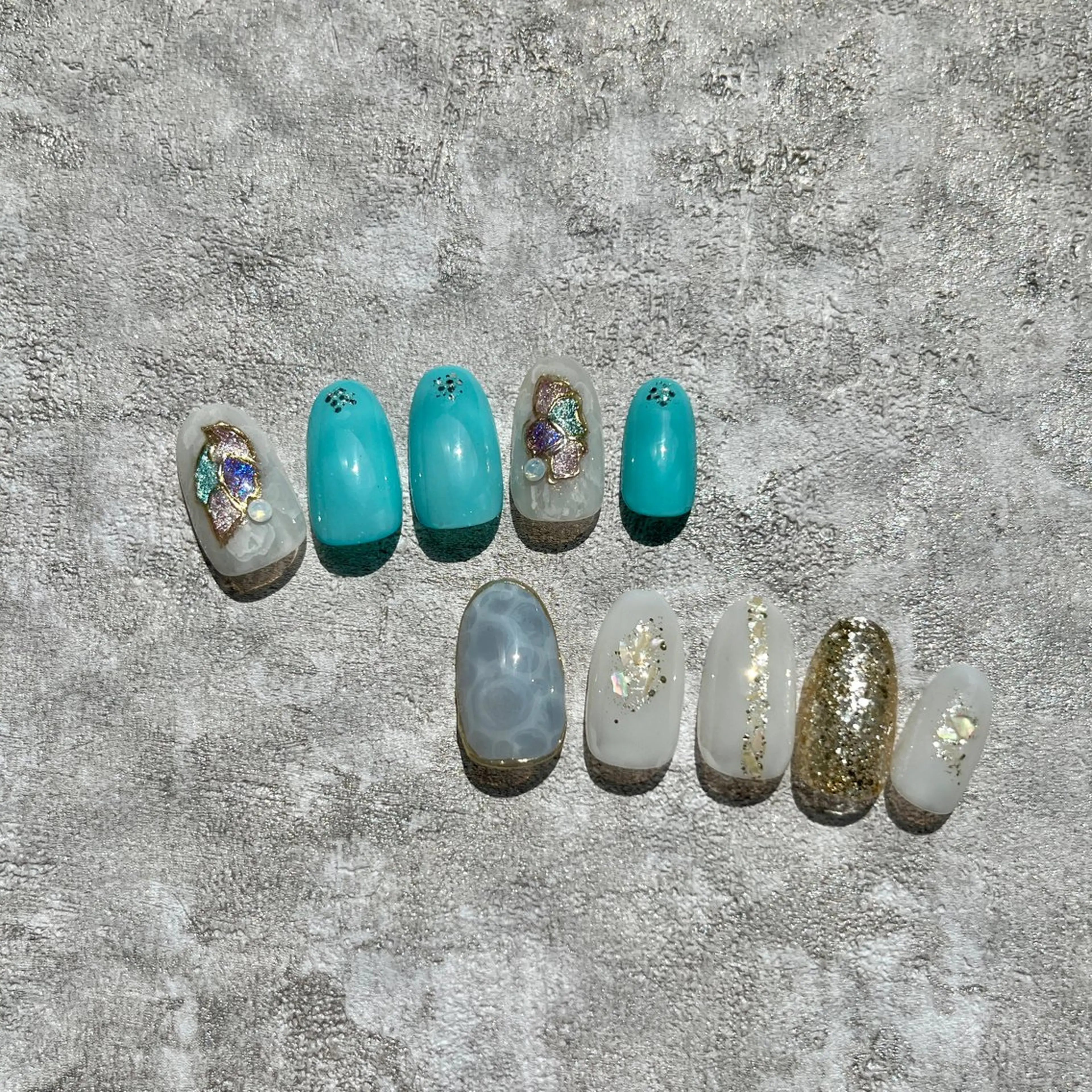 ネイル ハンドネイル 大島 玲奈のネイルデザイン