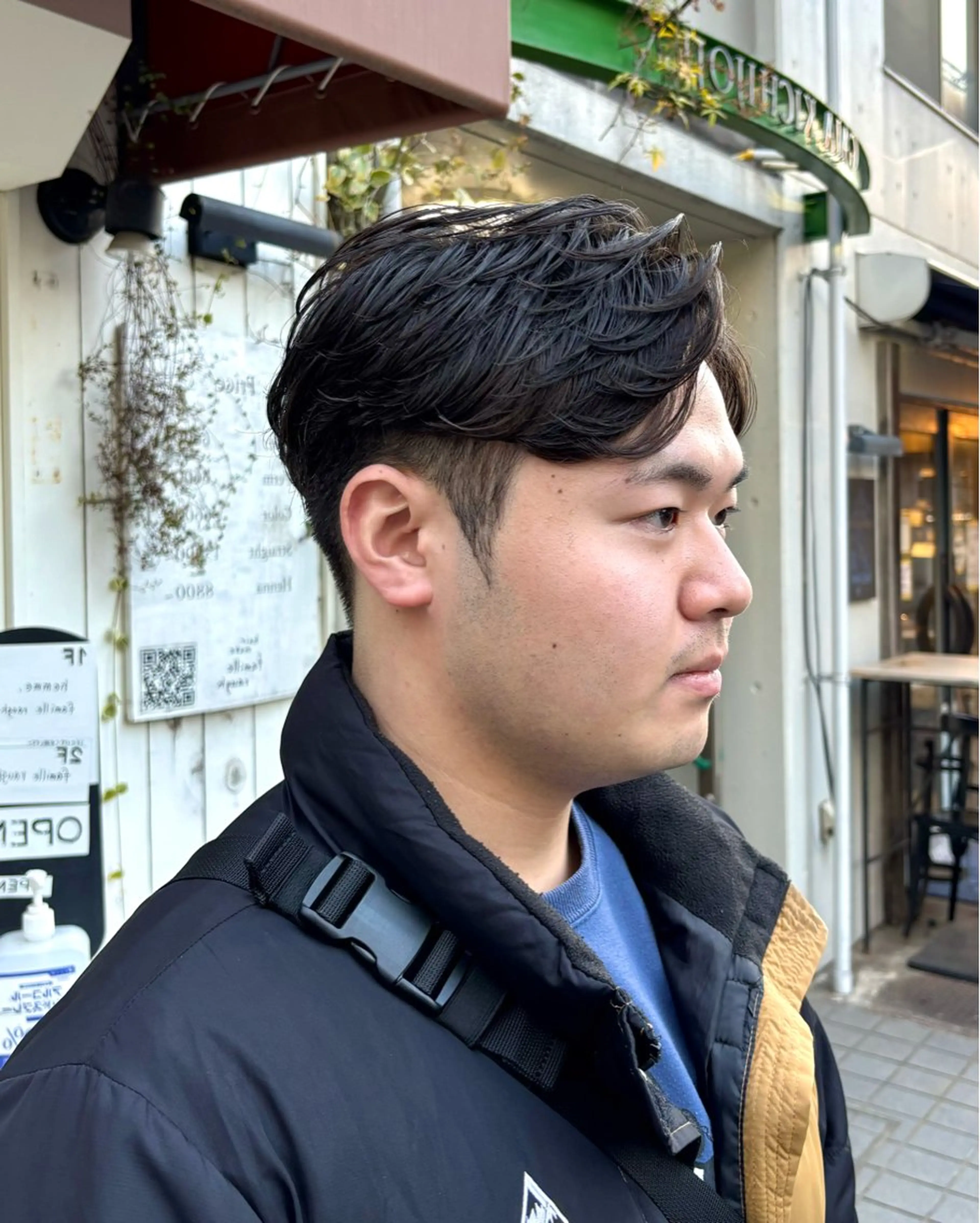 ショート パーマ メンズ メンズパーマ カット パーマ homme, famille raugh【オム・ファミーユ・ラグ】所属・【メンズ特化】パーマ /マッシュ/たいちのヘアスタイル