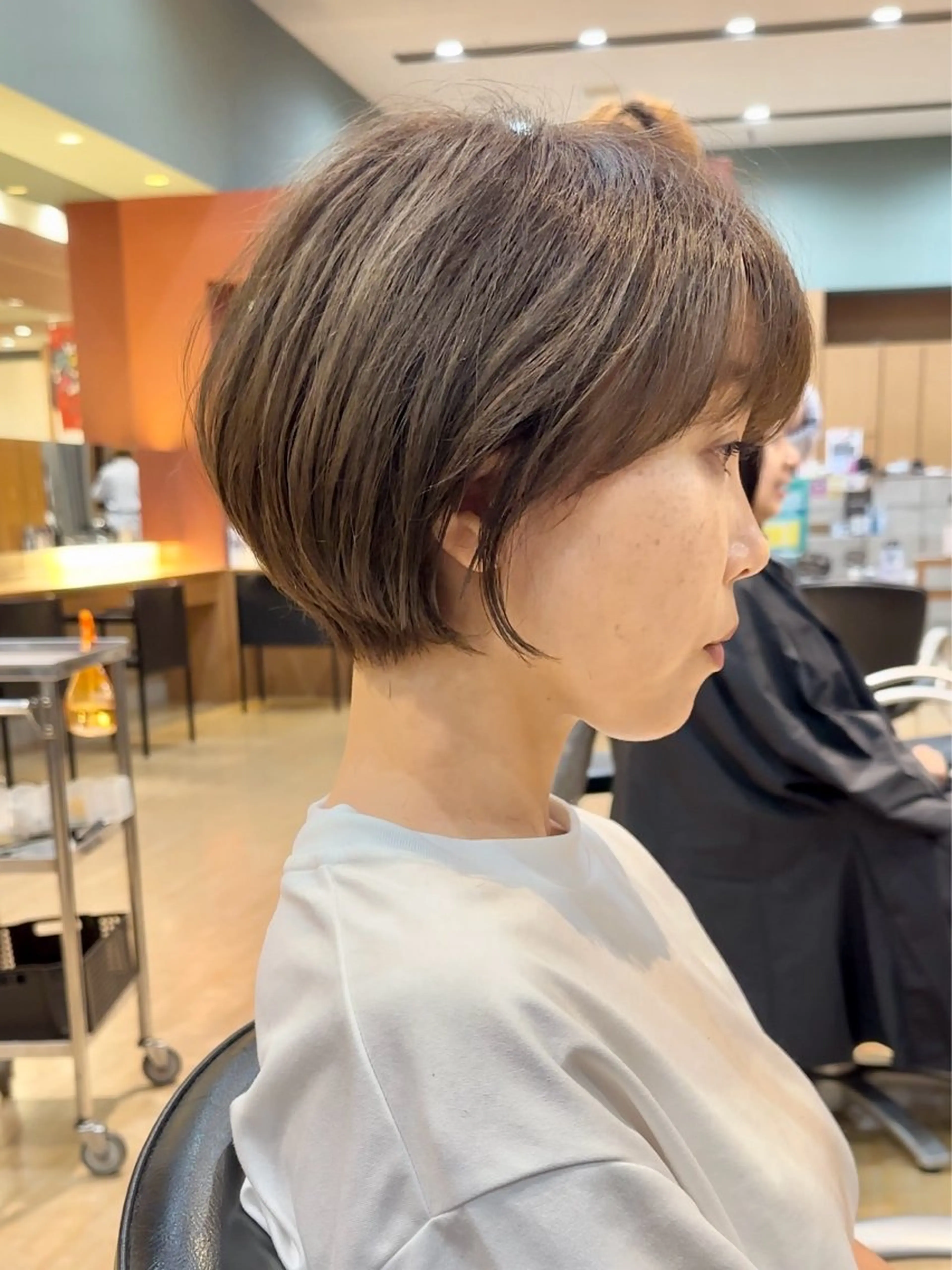 ショート カラー カット ヘアカラー i.+sapporo所属・ショート/レイヤー /札幌/小山内のヘアスタイル