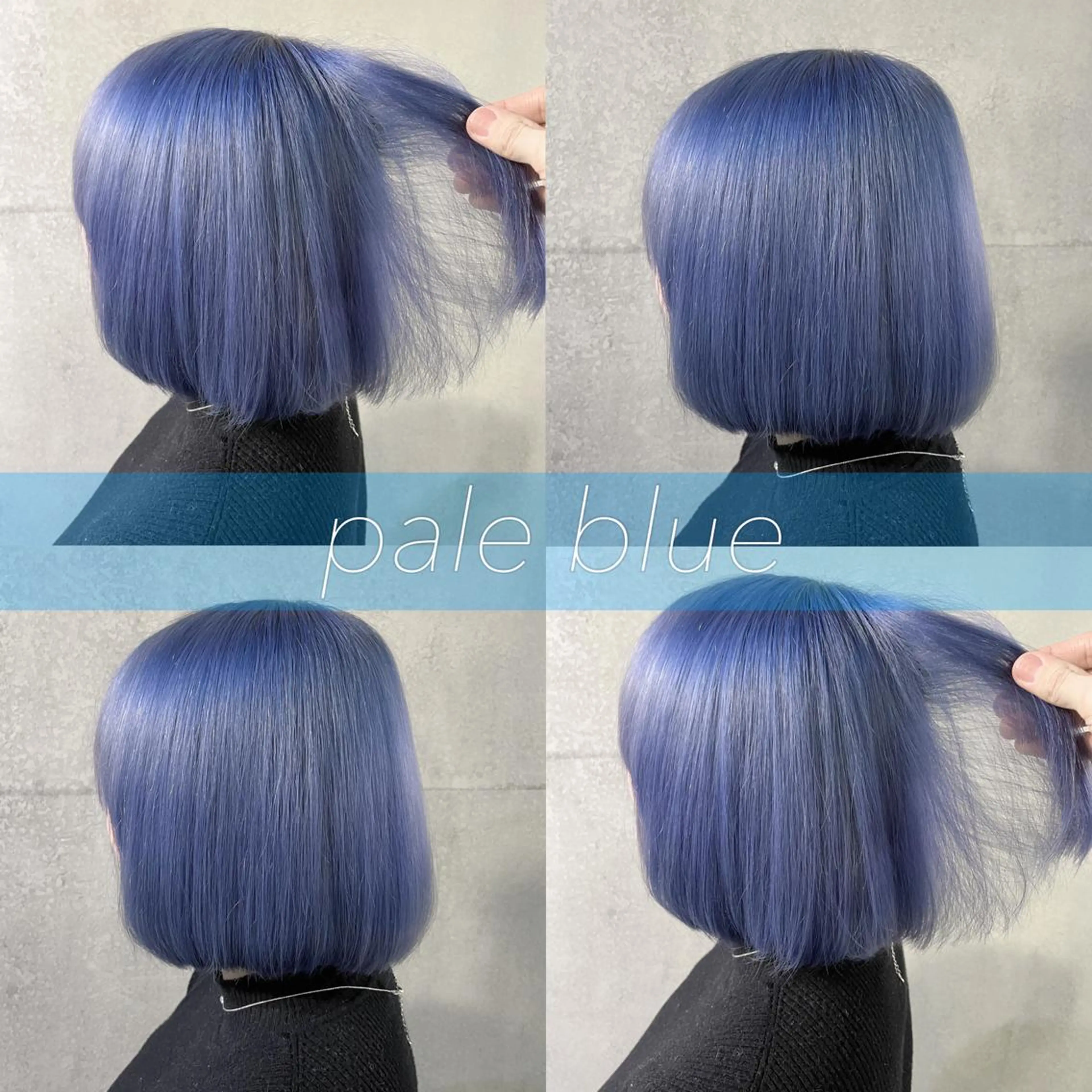 ショート カラー ブリーチ ブルーカラー 髪質改善/ブリーチ /長山遼太郎のヘアスタイル