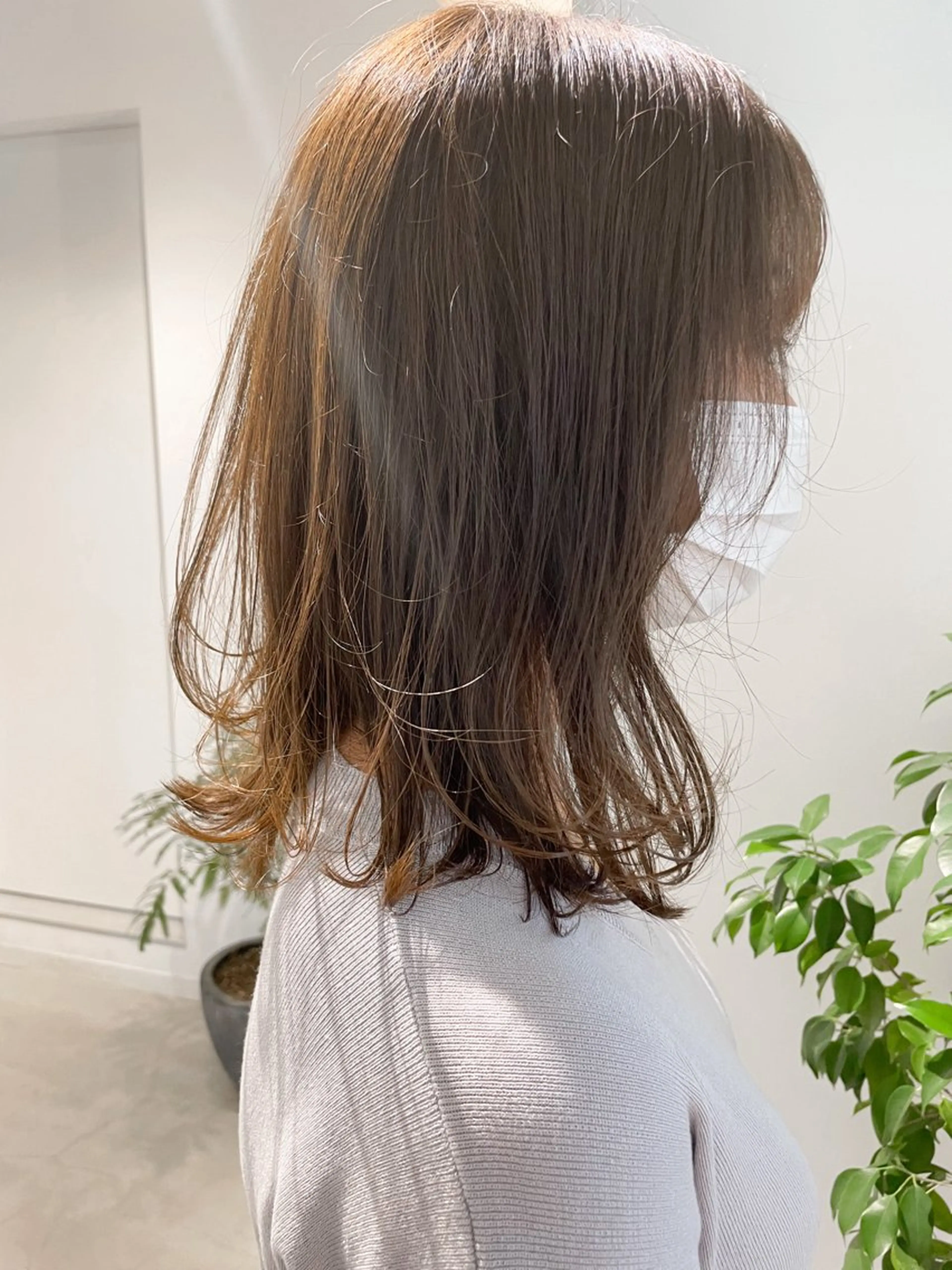 ミディアム カラー ヘアカラー トリートメント 💖竹島 遥楓💖のヘアスタイル