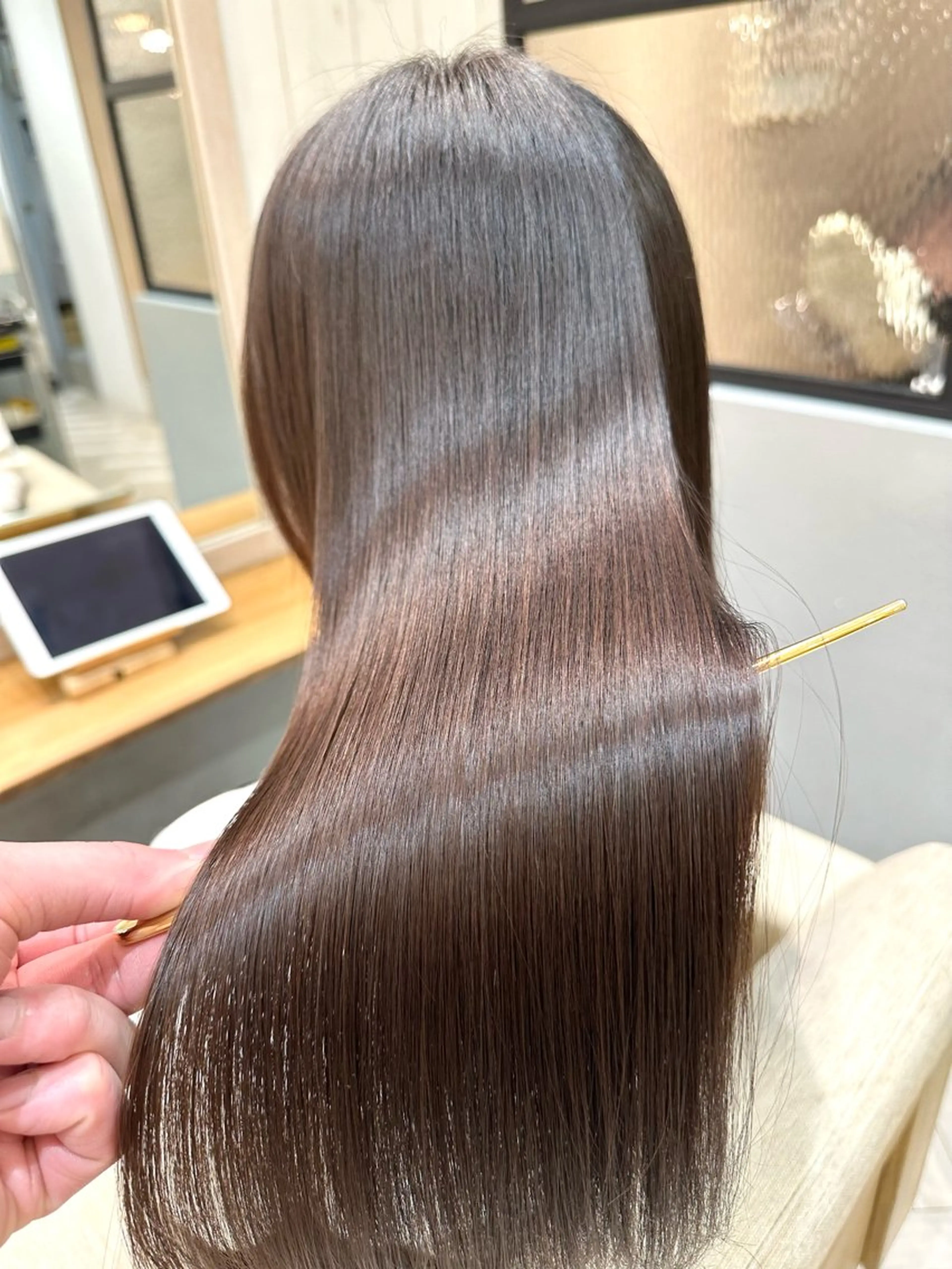 ロング 縮毛矯正 韓国/ワンホン/新宿 /Rumiのヘアスタイル