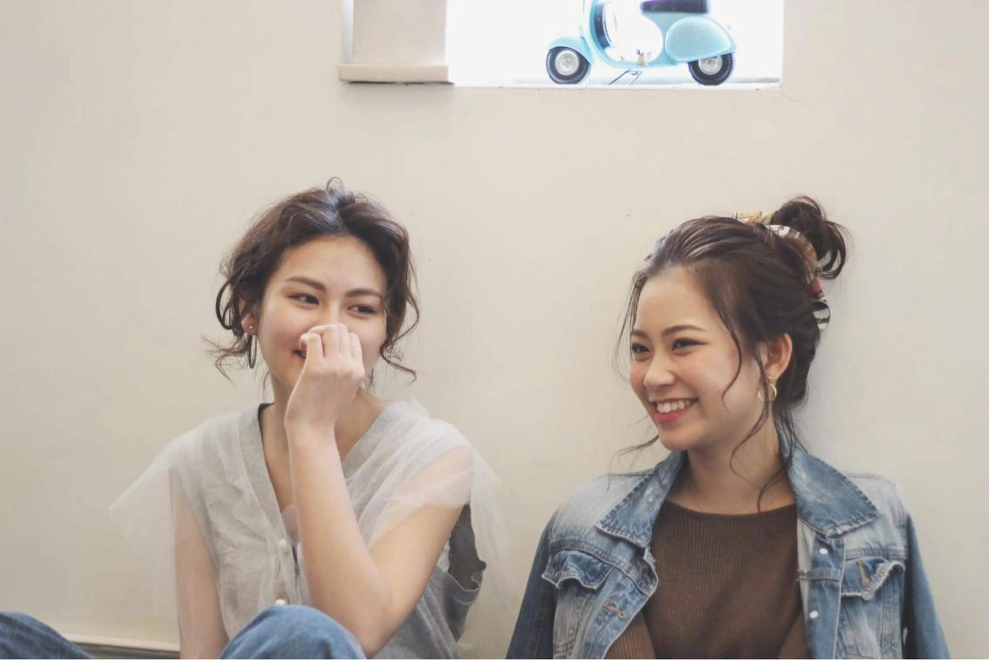 セミロング カラー h a k u 大倉 卓人のヘアスタイル