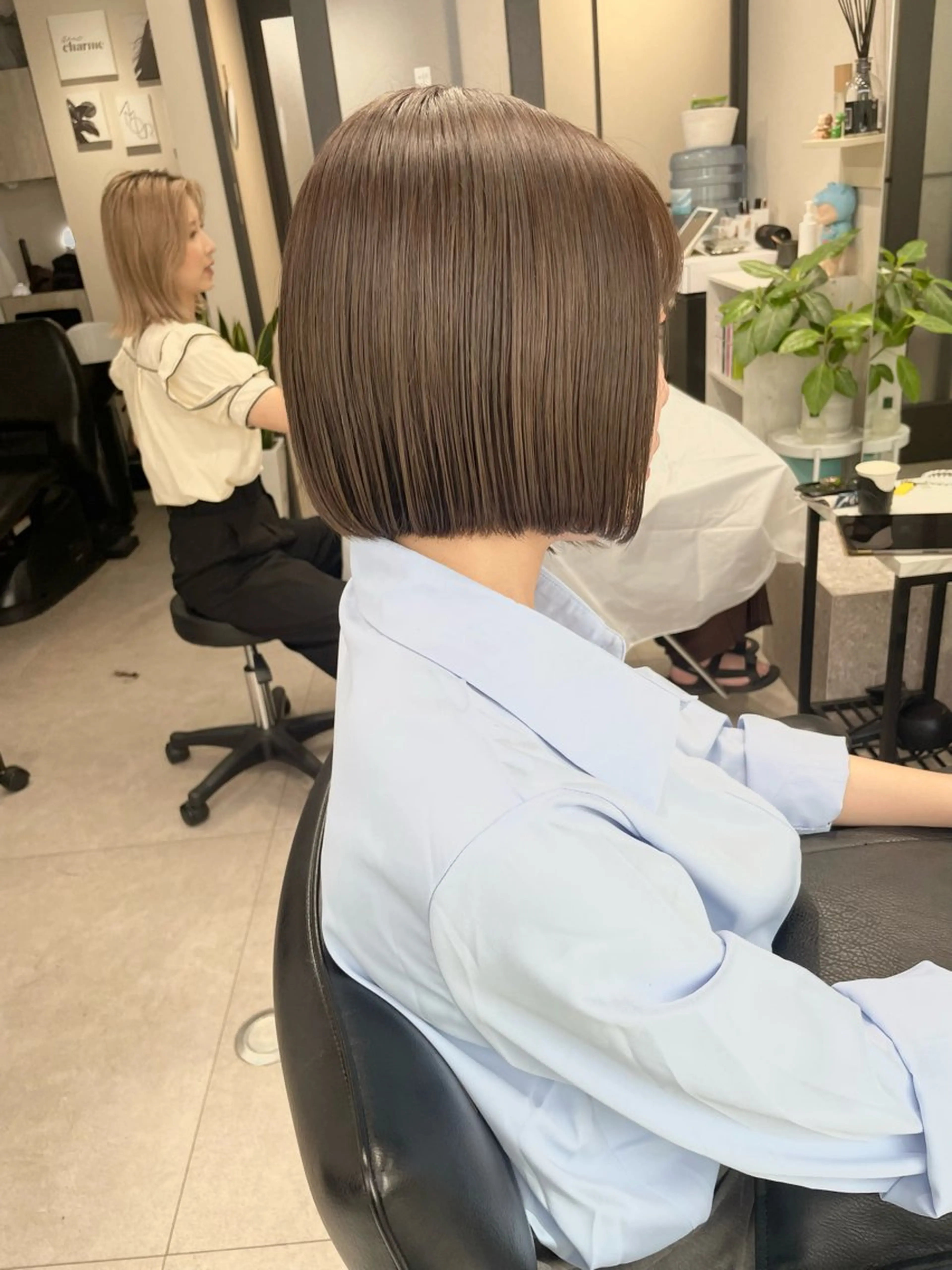 ショート カラー カット ヘアカラー トリートメント 髪質改善will hairdesignのヘアスタイル