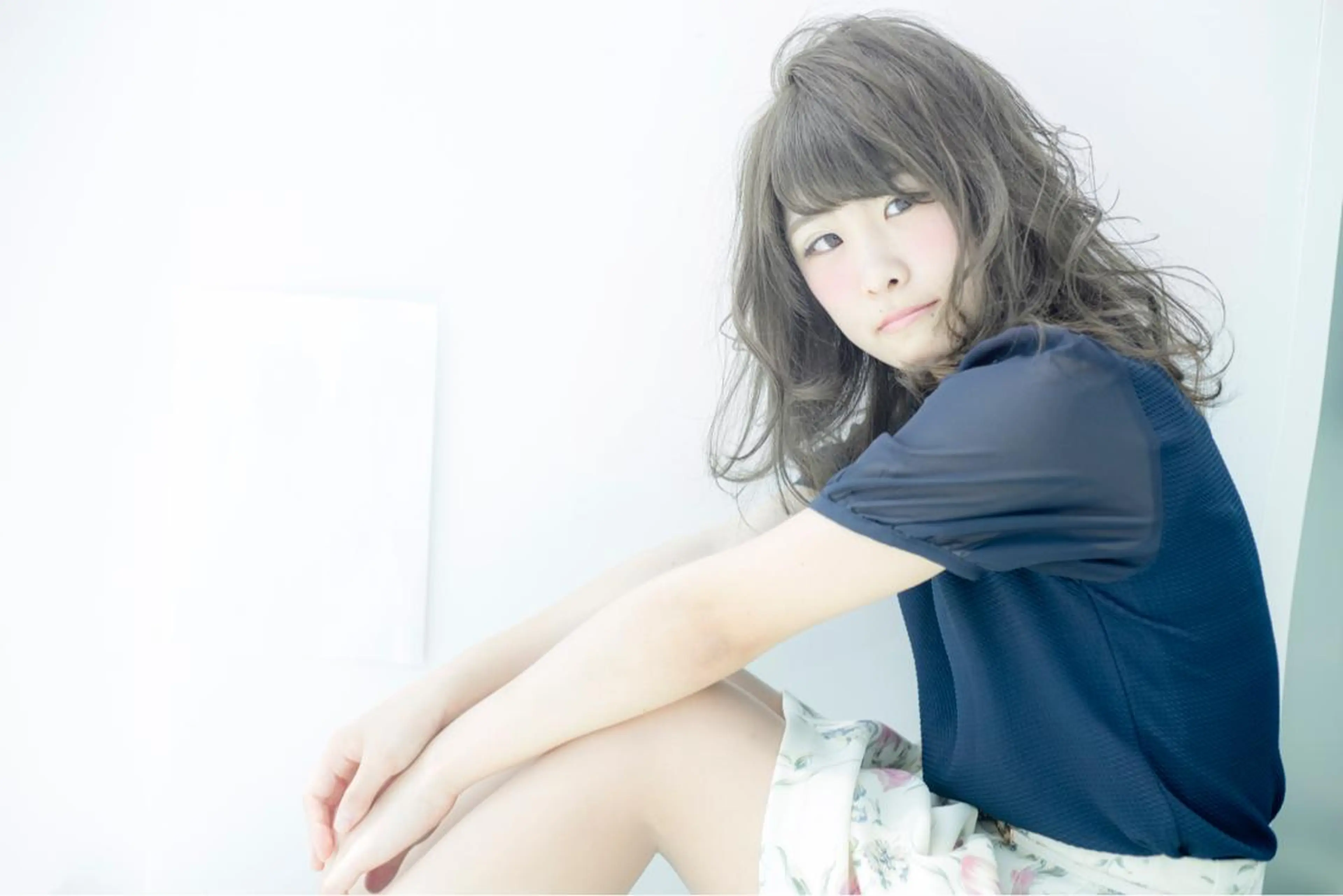 セミロング ロング カラー Re:ta Hair 飯田淳平のヘアスタイル