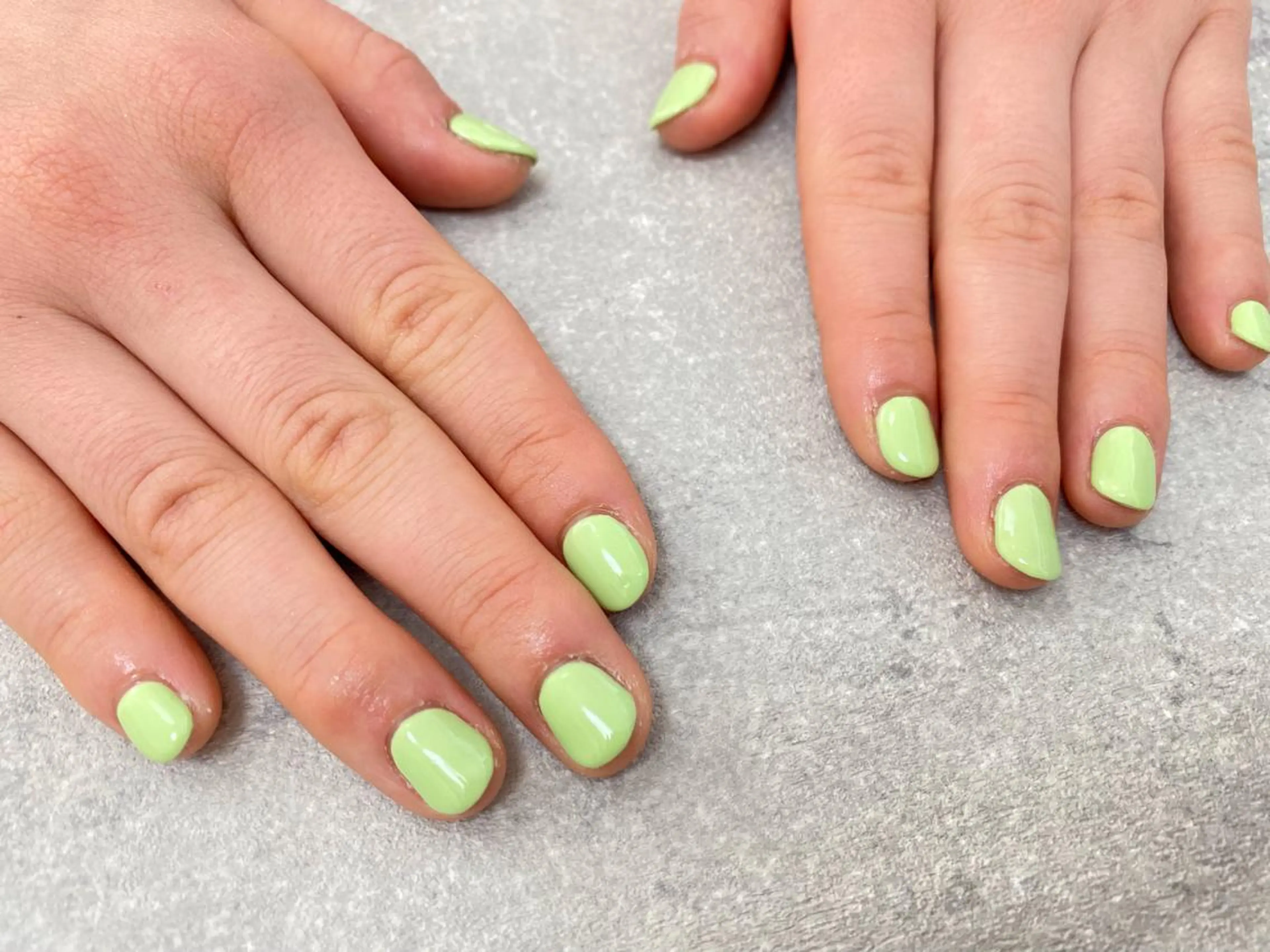 ネイル ワンカラーネイル ハンドネイル Mogu nail 二子玉川のネイルデザイン