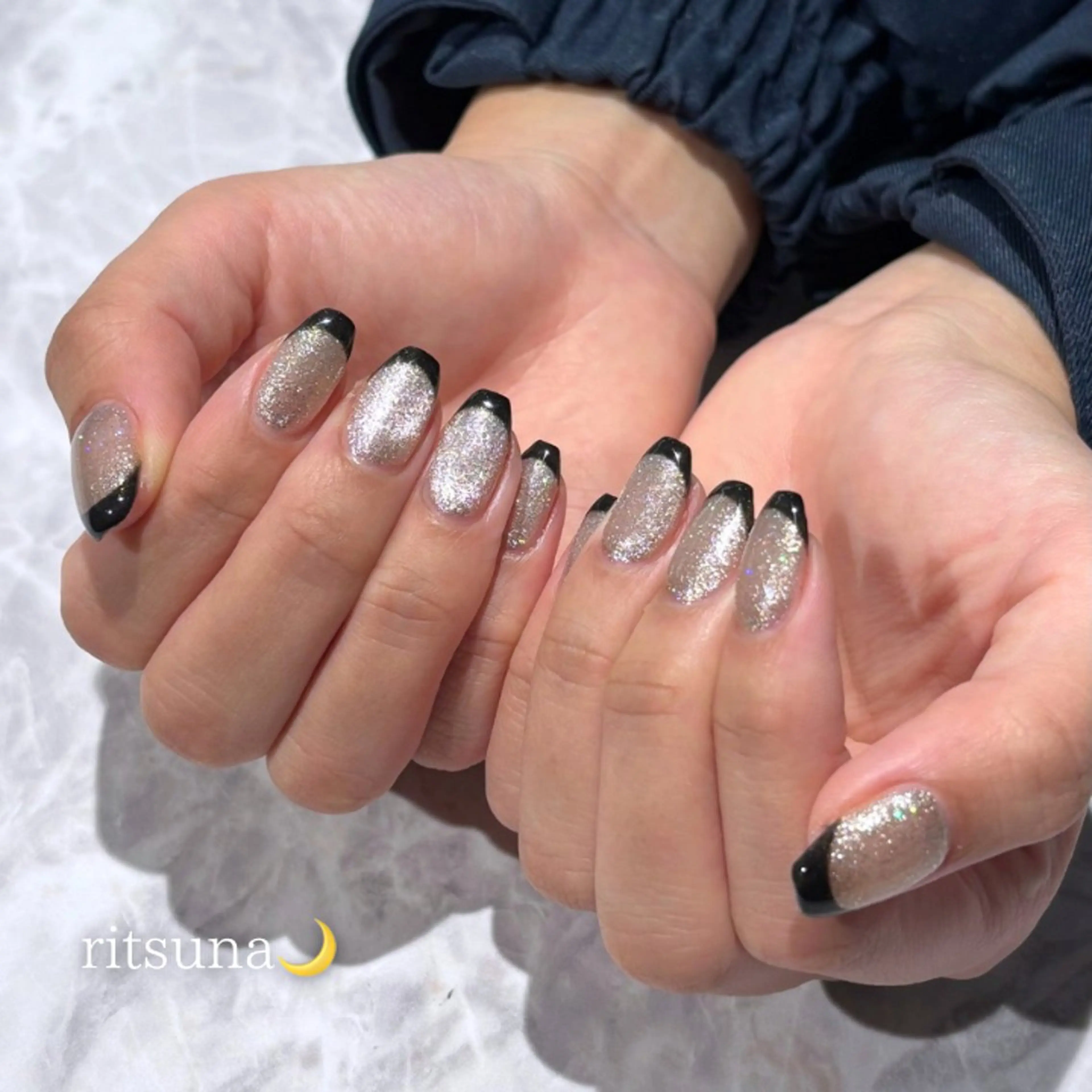 ネイル ハンドネイル ritsuna🌙 nail堺筋本町のネイルデザイン