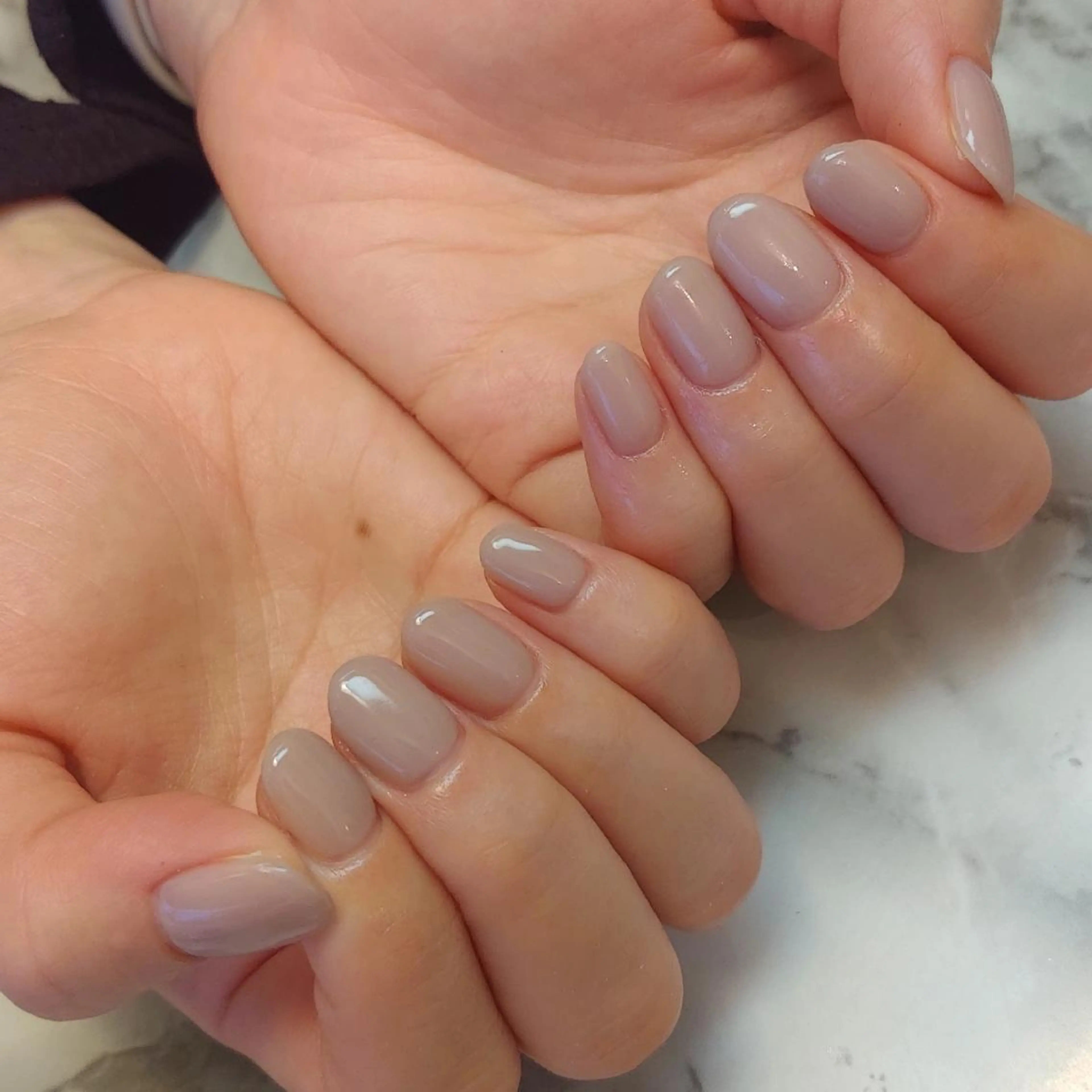 ネイル ワンカラーネイル ジェヌインネイル 河内のネイルデザイン