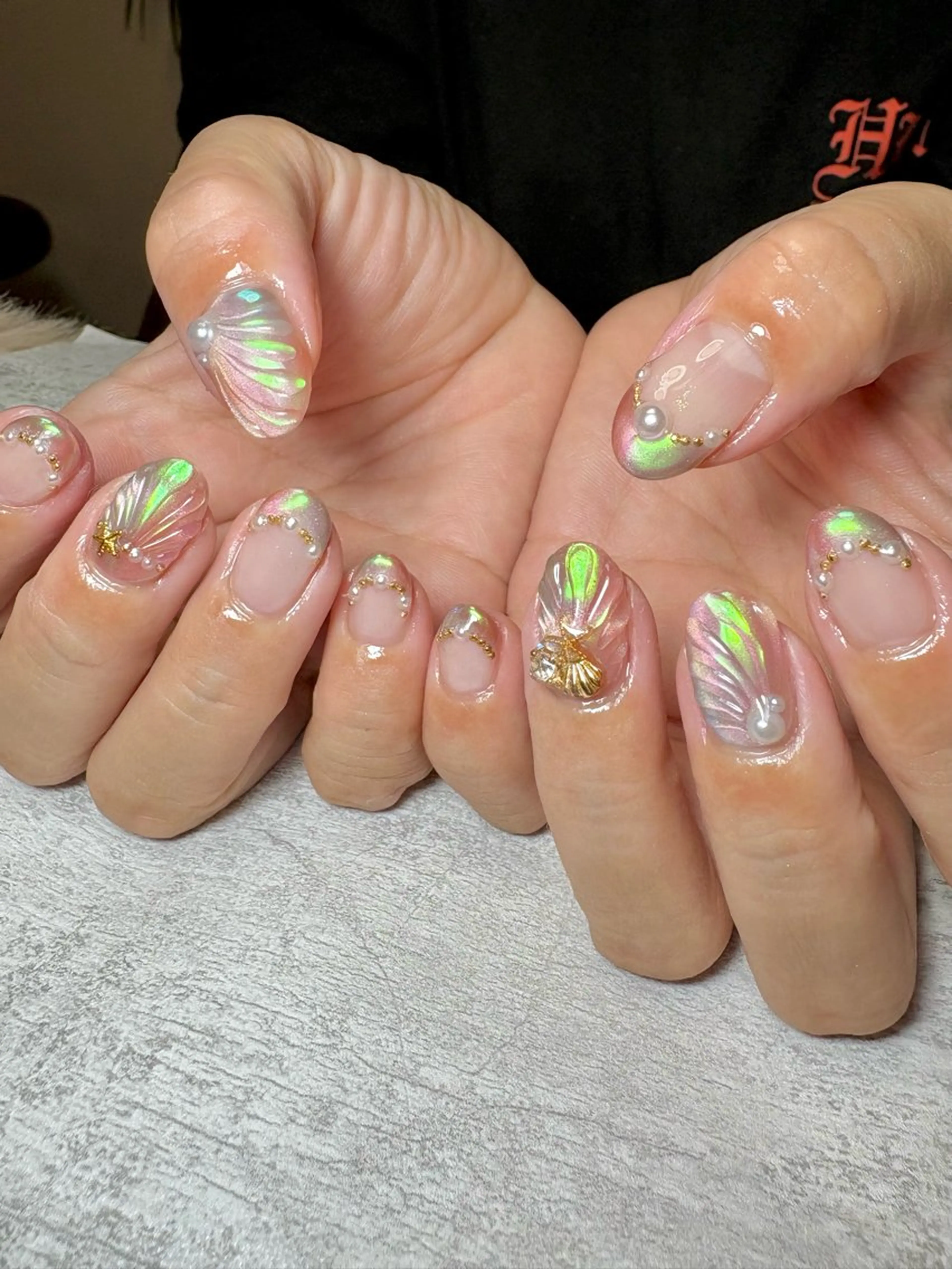 ネイル フレンチネイル 持ち込み 夏ネイル BEAUTY GARDEN 【nail salon unseul】所属・nana .のネイルデザイン