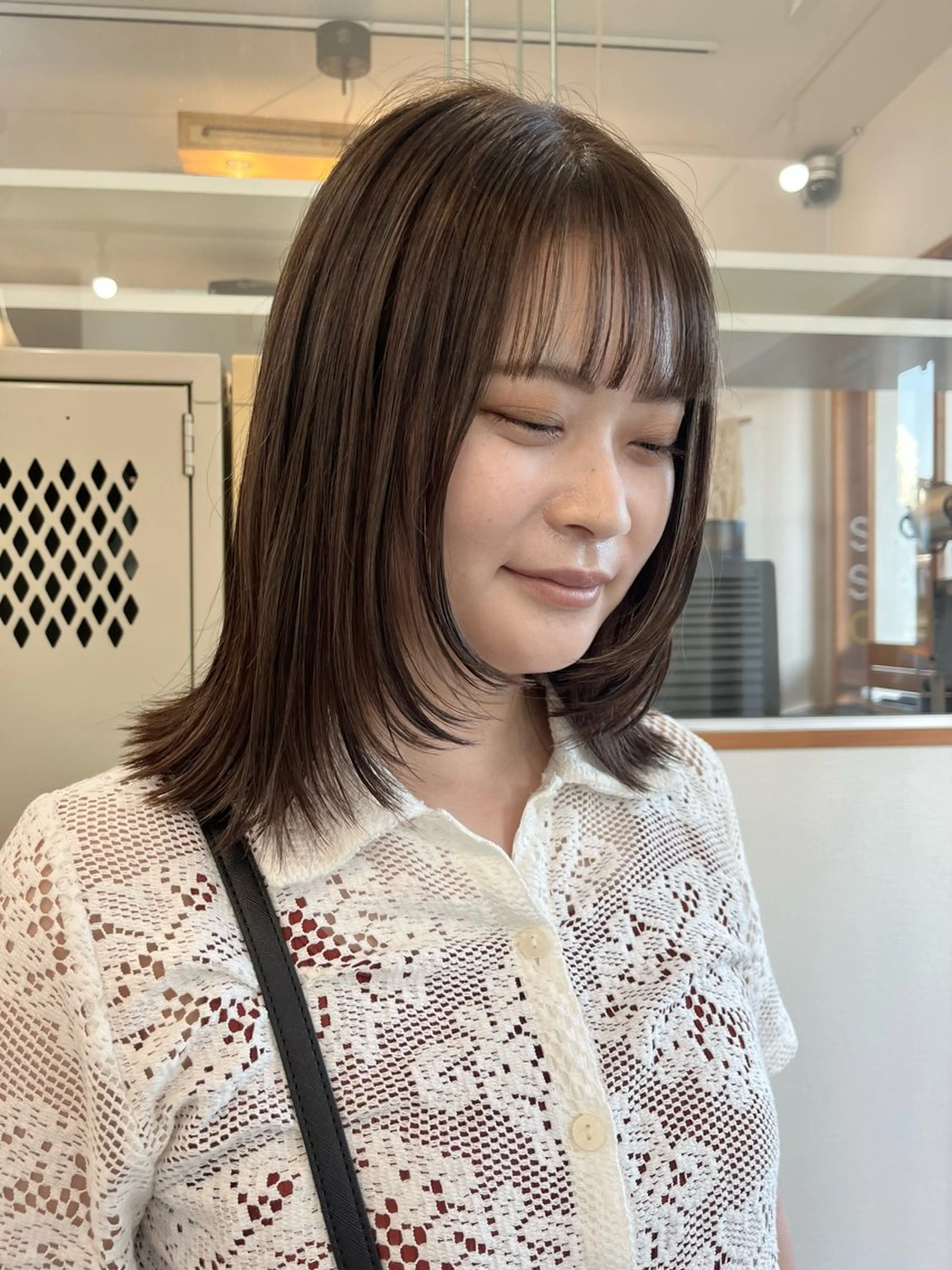 ミディアム カラー カット ヘアカラー トリートメント 🌼sunc HINAMI🌼のヘアスタイル