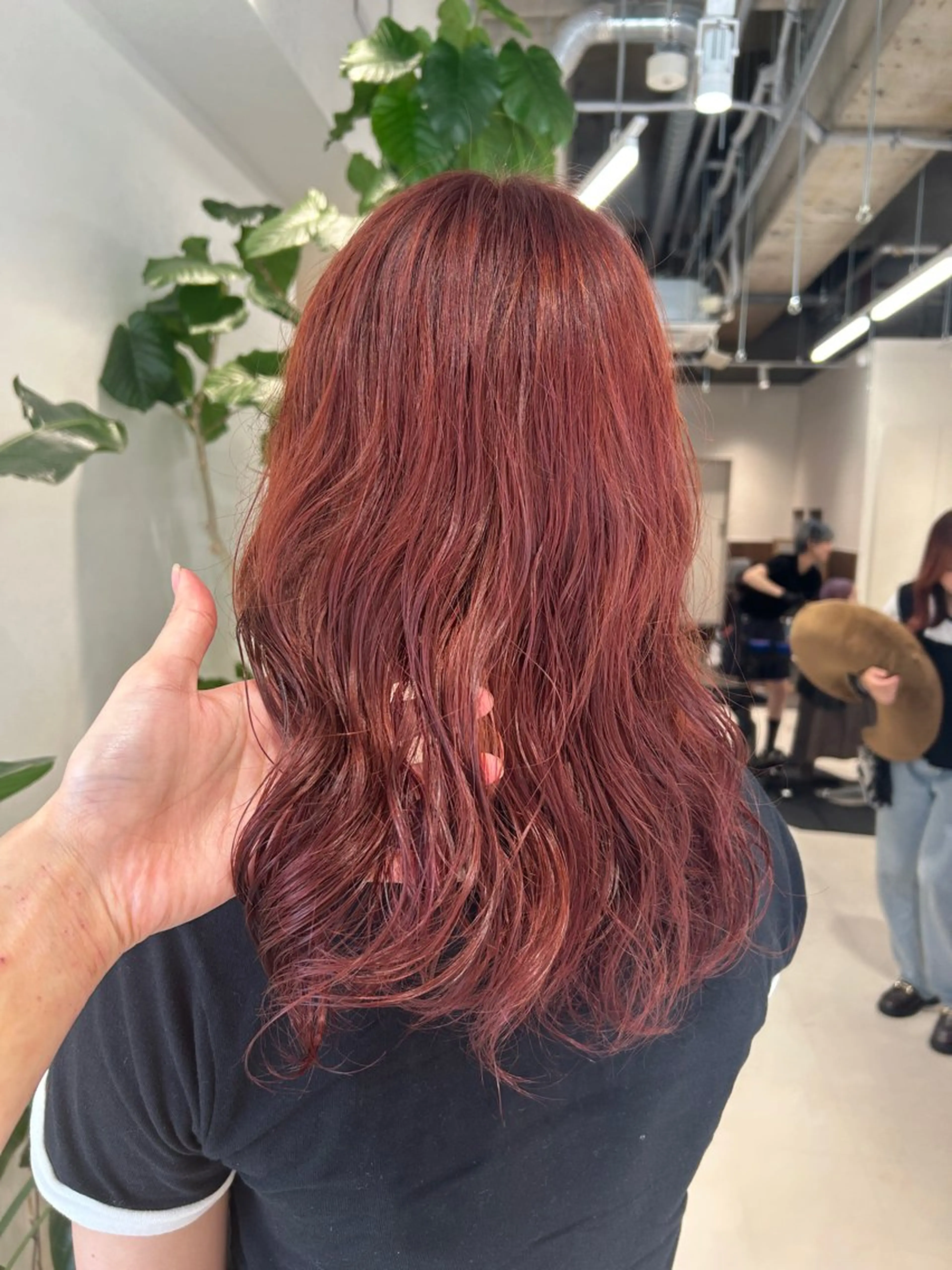 ミディアム カラー ヘアカラー トリートメント ハイトーン/エクステ /🎀YUINA🎀のヘアスタイル