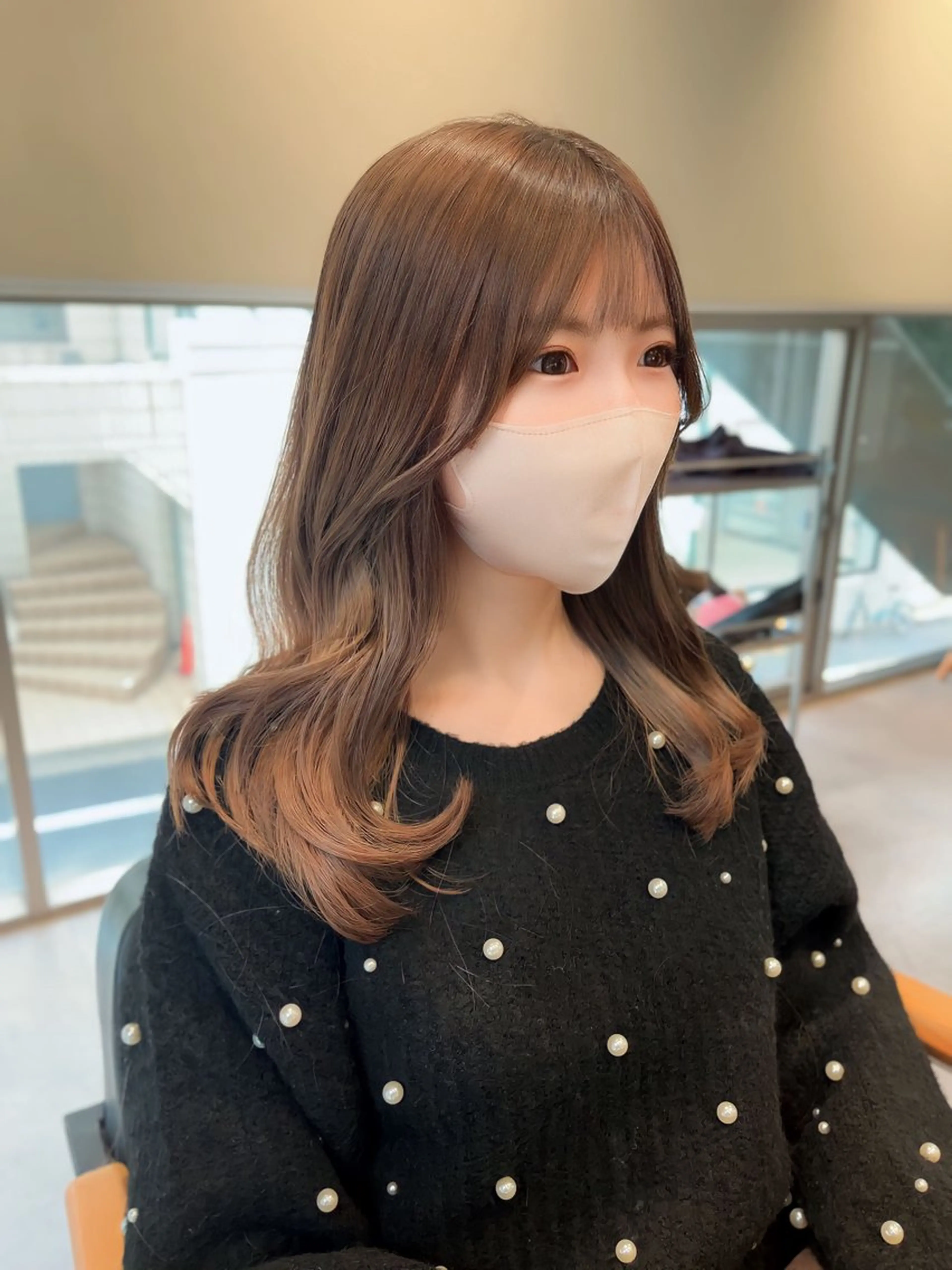 ロング カラー パーマ ヘアアレンジ 佐藤優太朗 似合わせ/髪質改善のヘアスタイル