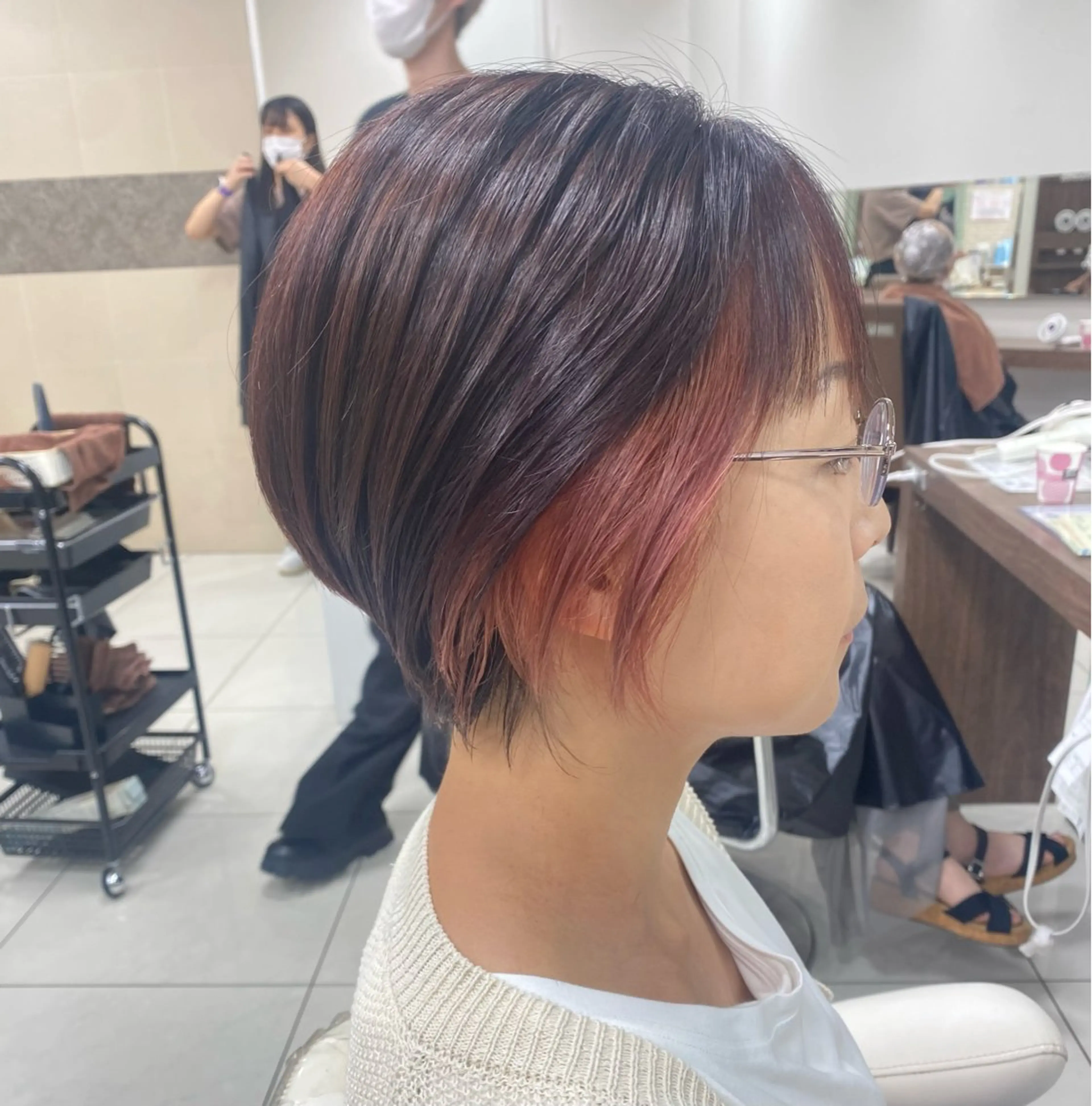 ショート ショートヘア カット ヘアカラー 髪質改善カラー/店長 宮内秀峰のヘアスタイル