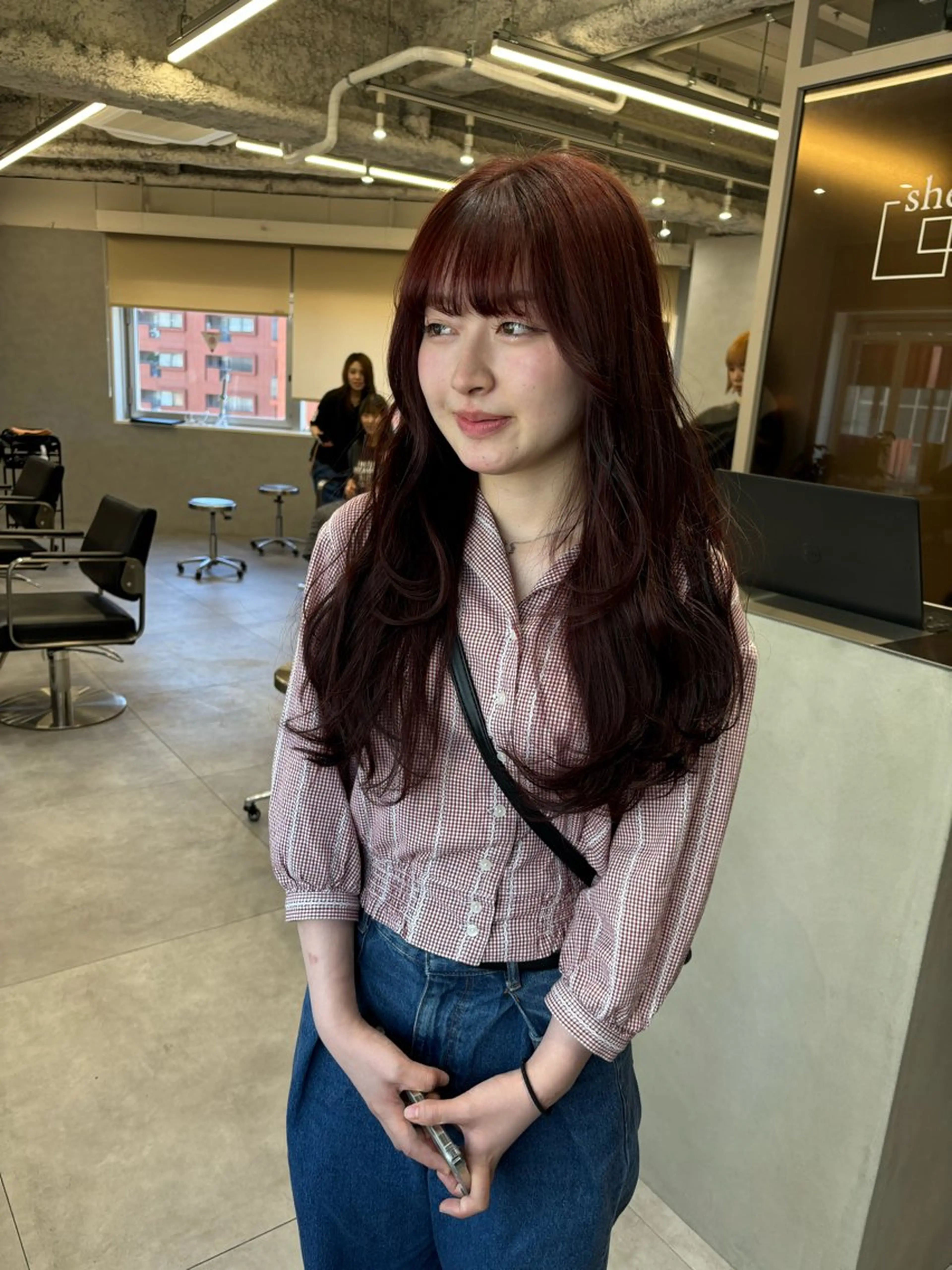 ロング カラー yui/ layer cutのヘアスタイル