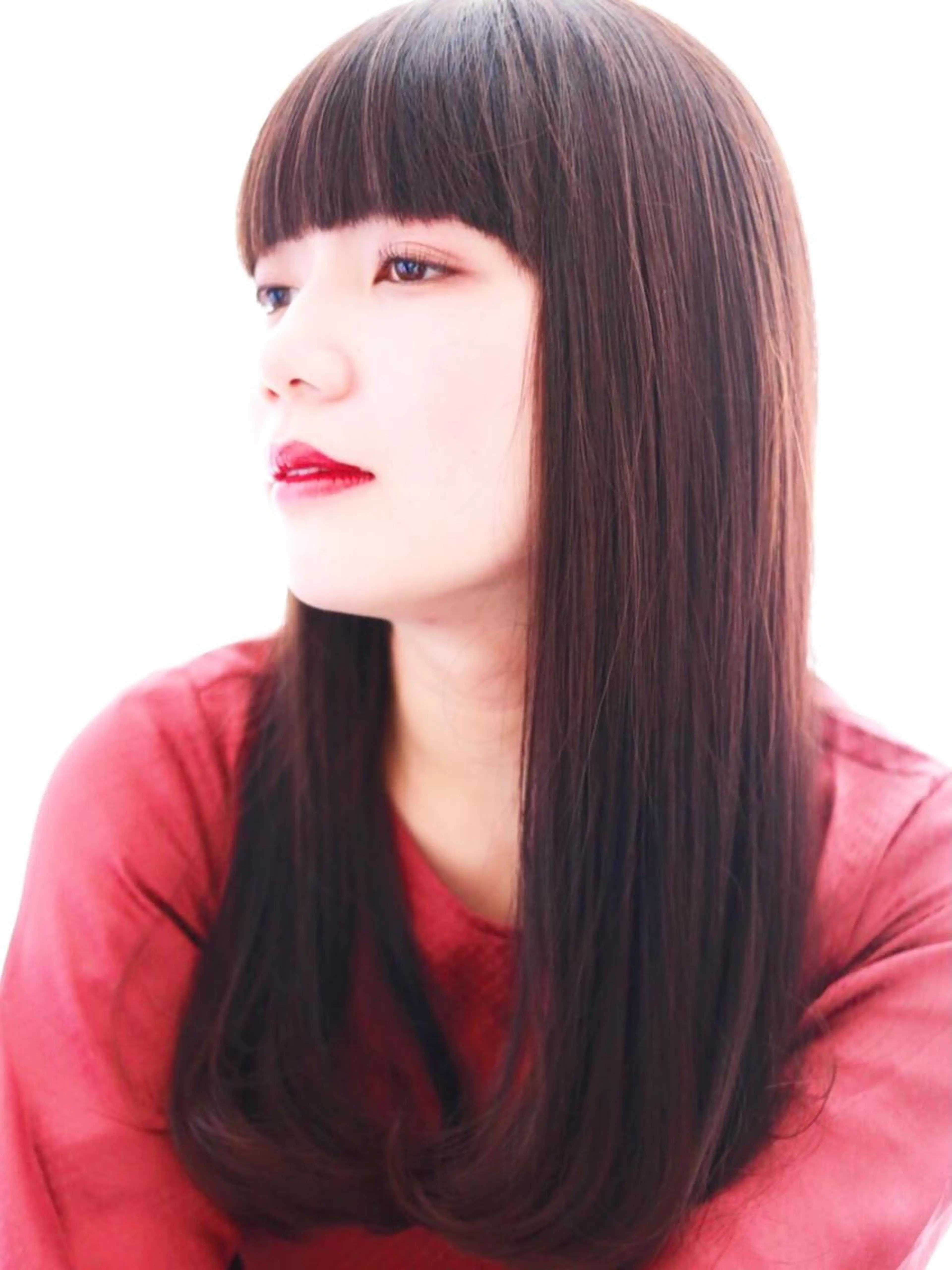 【💠美髪矯正💠】🌟カット➕縮毛矯正➕ハホニコトリートメント🌟/ストレート/艶髪ストレート/絹髪縮毛矯正/の写真