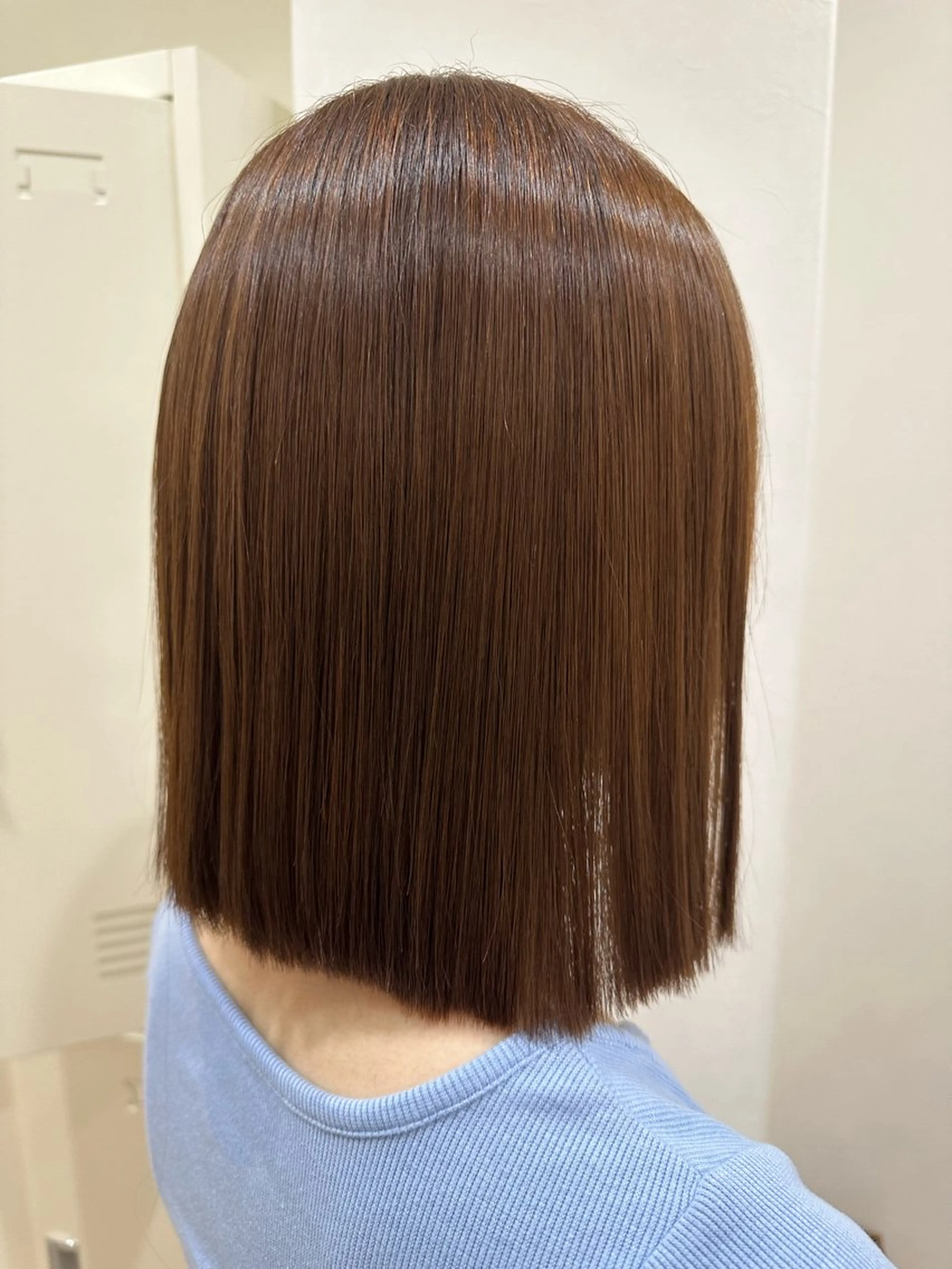 ミディアム 縮毛矯正 🫧MANA レイヤーカット🌙のヘアスタイル