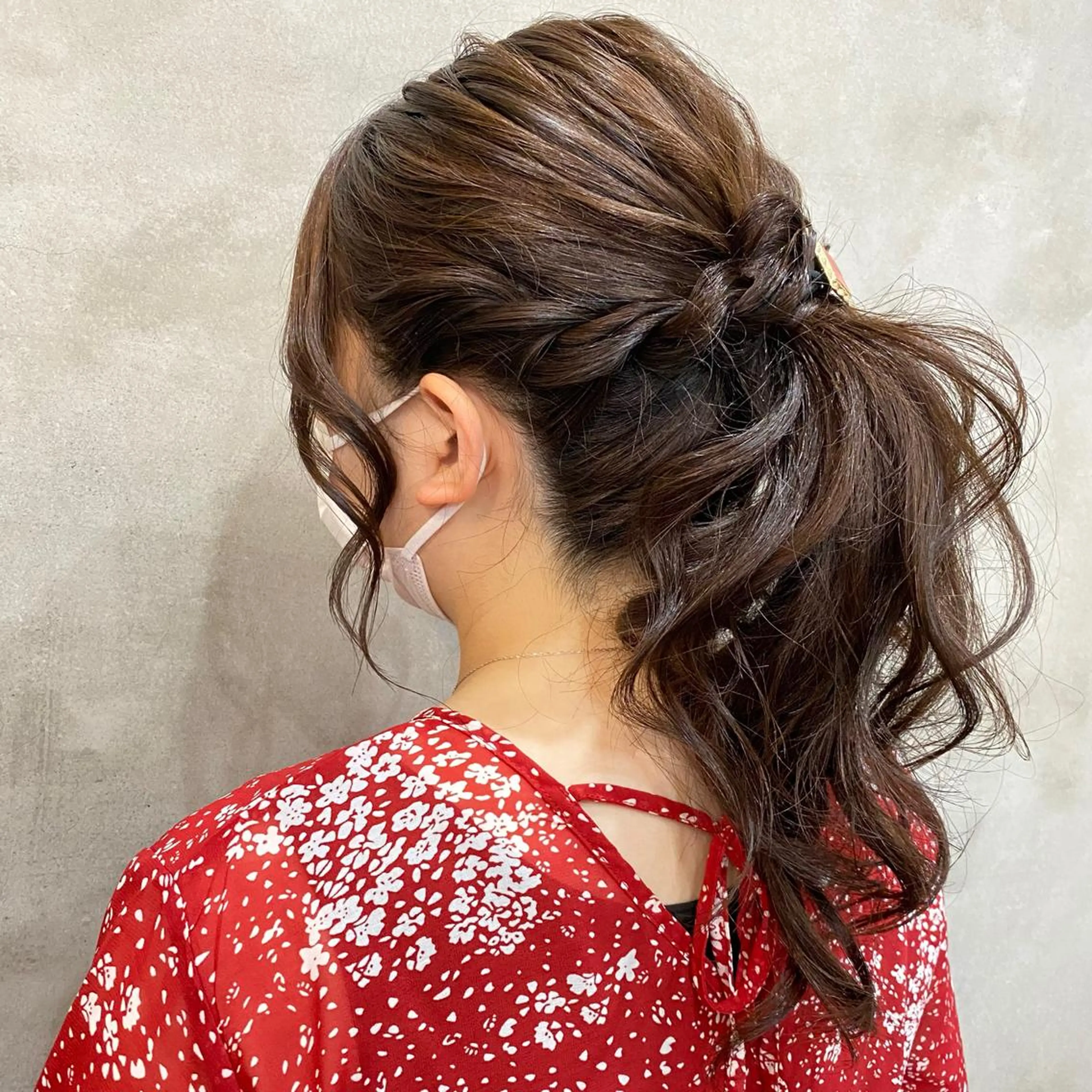 ロング まつパ・ヘアセット ♡Chinami♡のマツエク・マツパデザイン