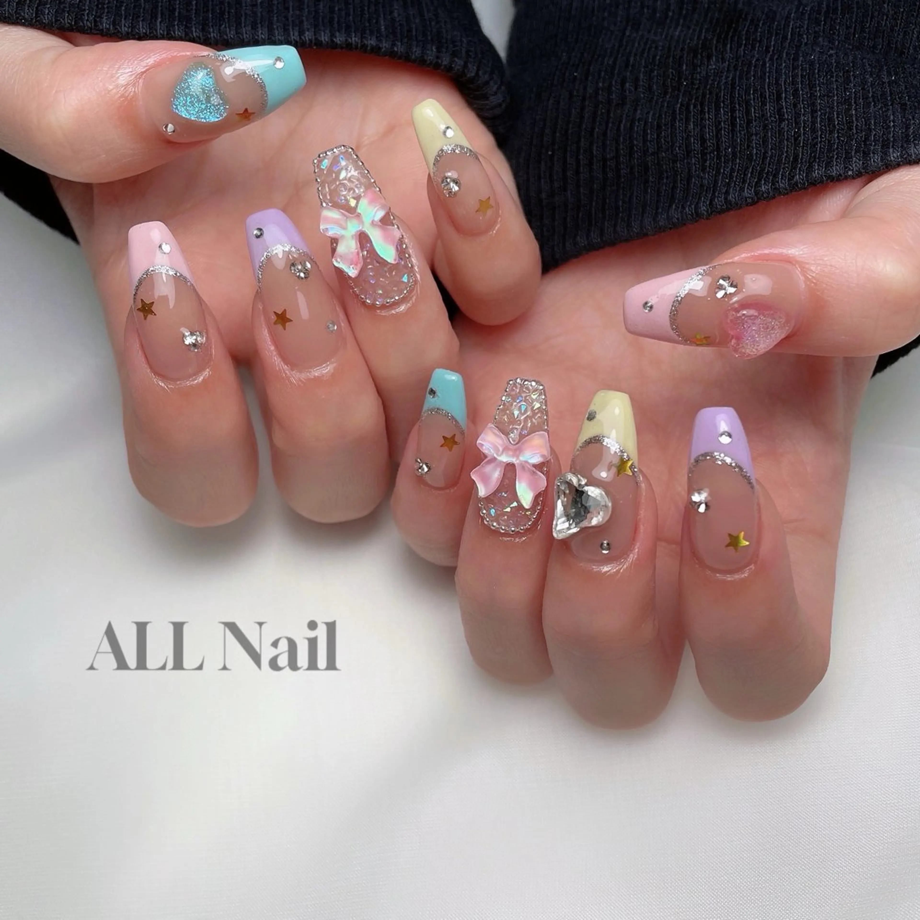 ネイル 長さ出し フレンチネイル パステルネイル ALL Nail &whiteningのその他イメージ