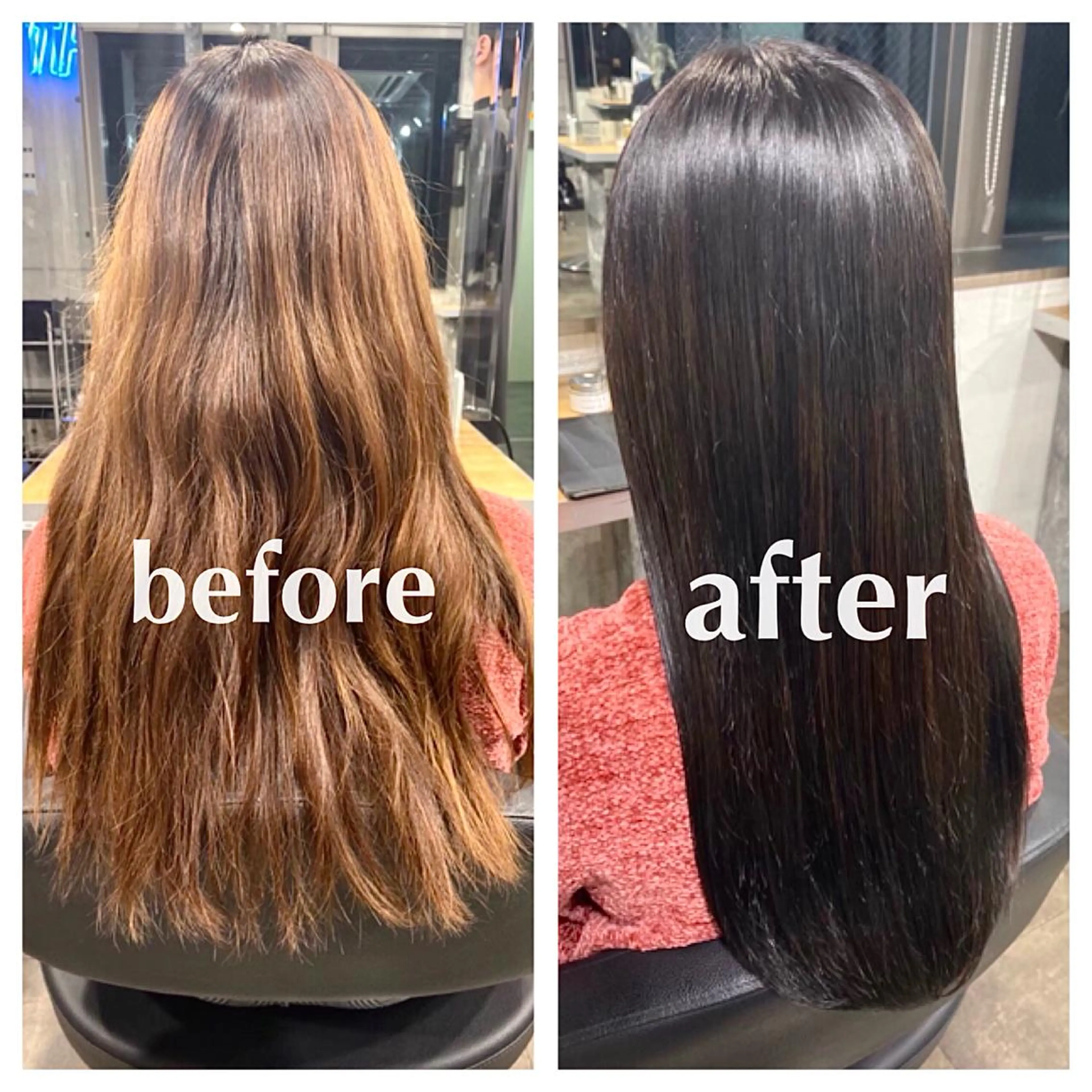 ロング カラー YU-KA ✂︎ROSSOのヘアスタイル