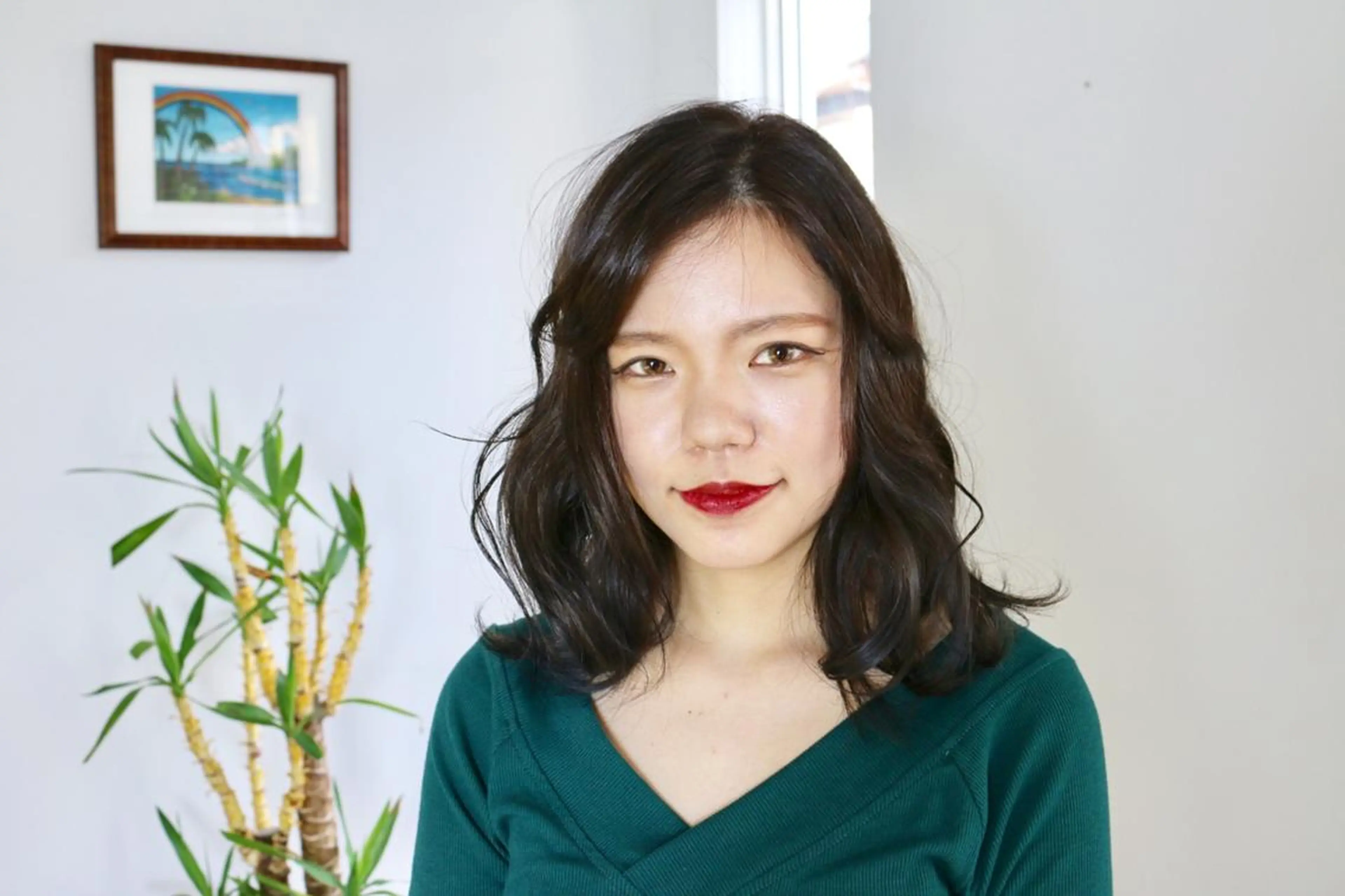 セミロング 落合 優太のヘアスタイル