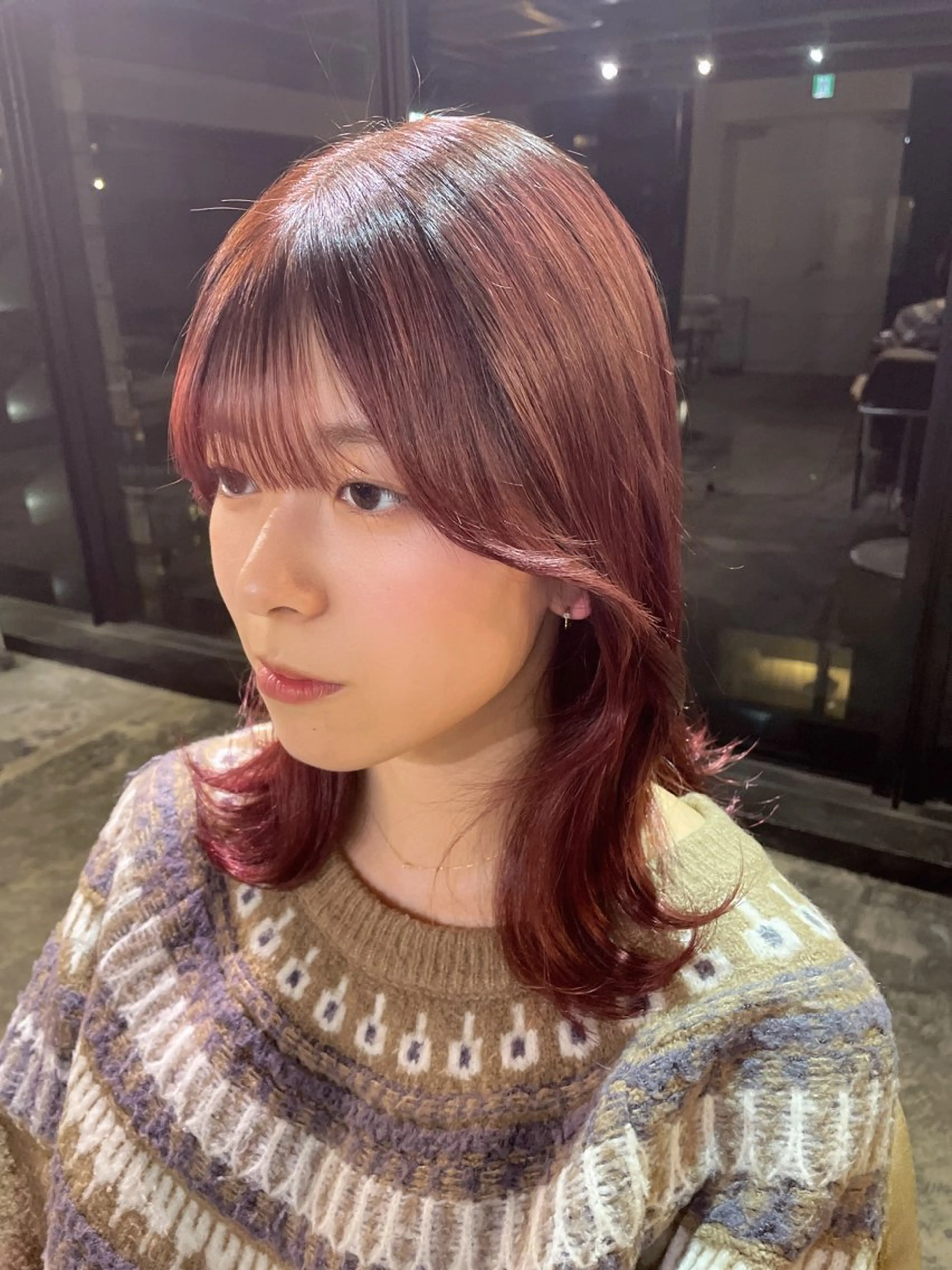 カラー La fith hair ray 札幌店所属・顔まわり/W カラー/リョウのヘアスタイル