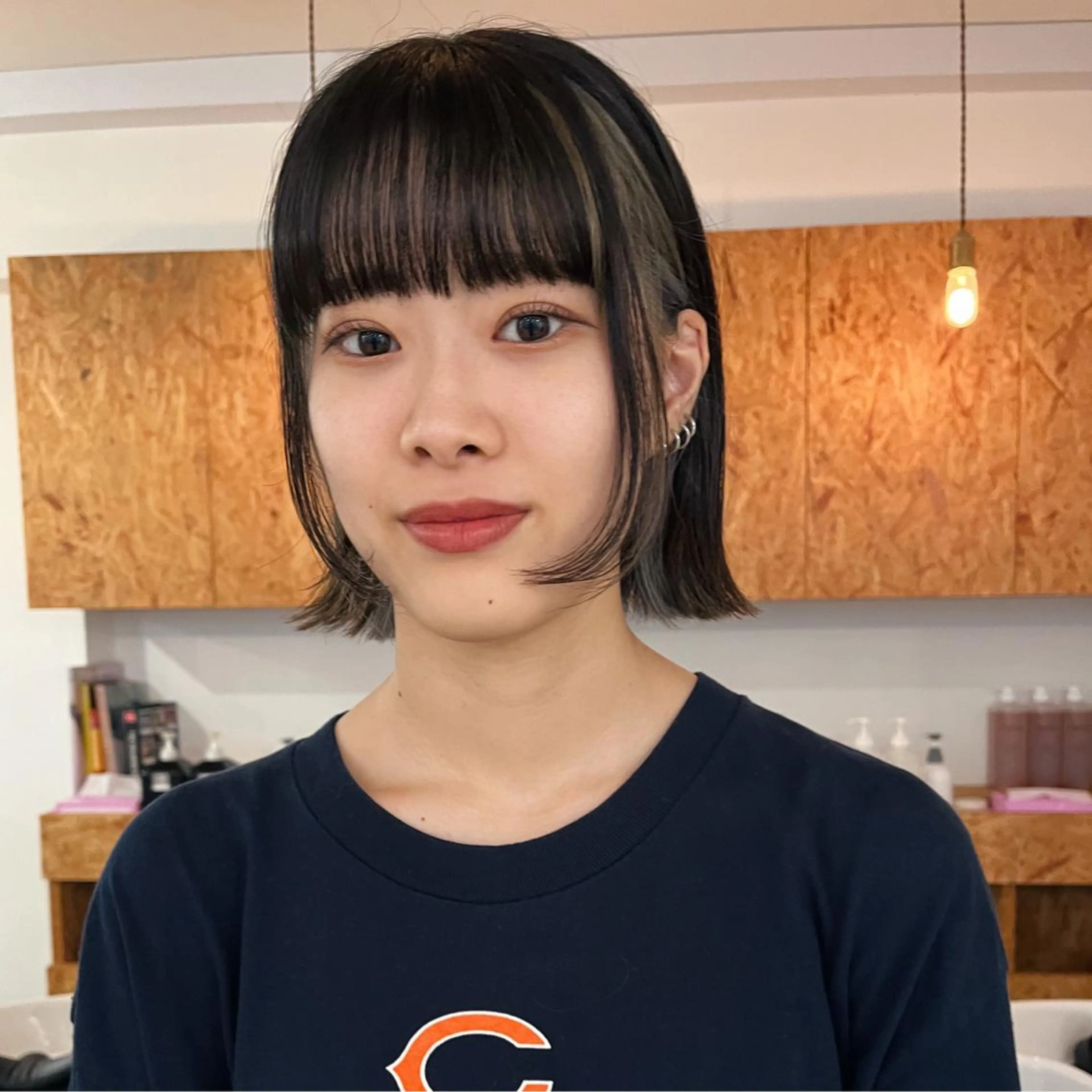 ショート ボブ 暖色/パーマ 🌼クニトウメイのヘアスタイル