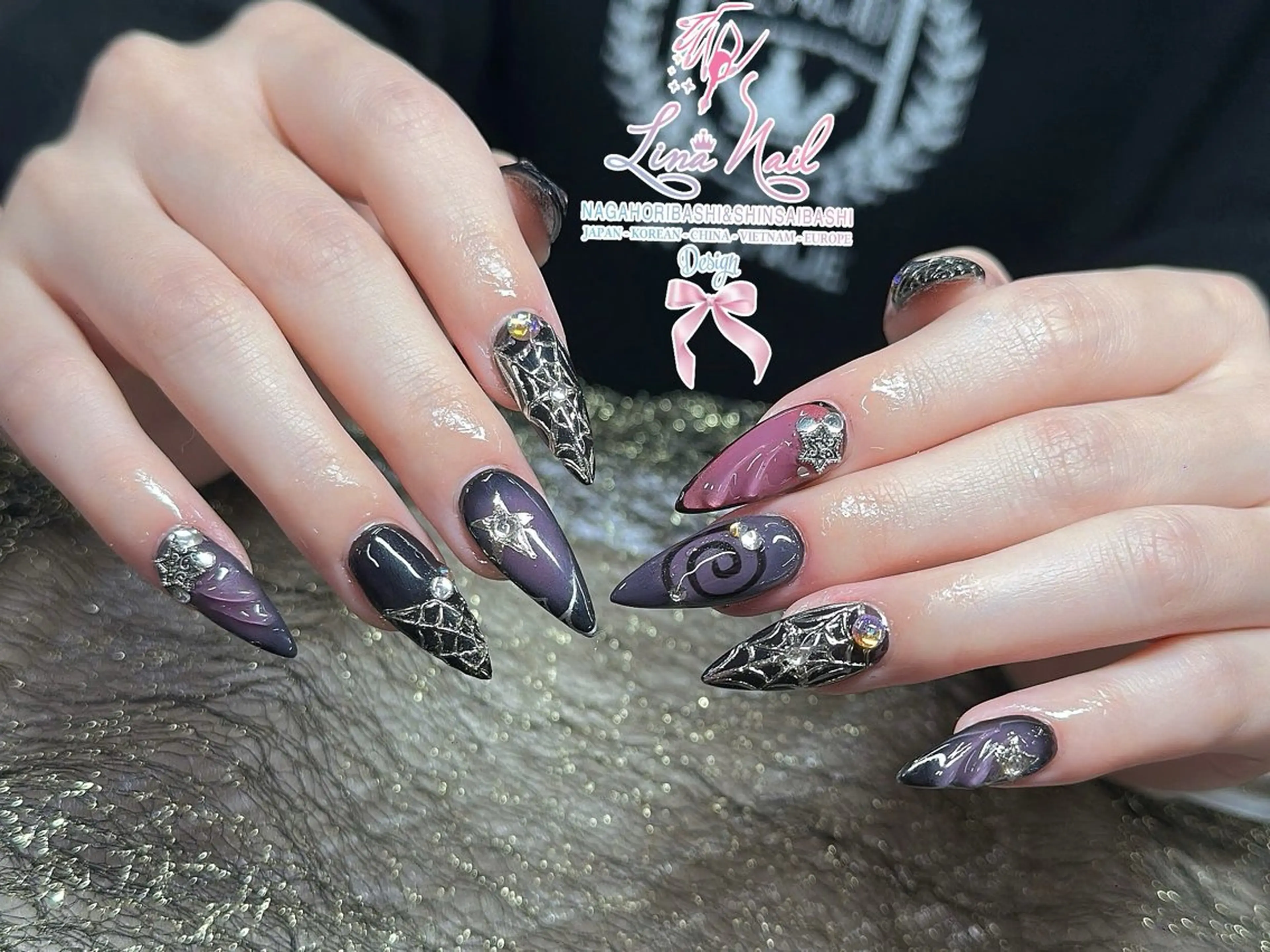 ネイル チークネイル 桜ネイル フラッシュネイル フットネイル ジェルネイル ハンドネイル 79LINA NAIL 心斎橋店所属・リナネイル アメ村心斎橋店のネイルデザイン