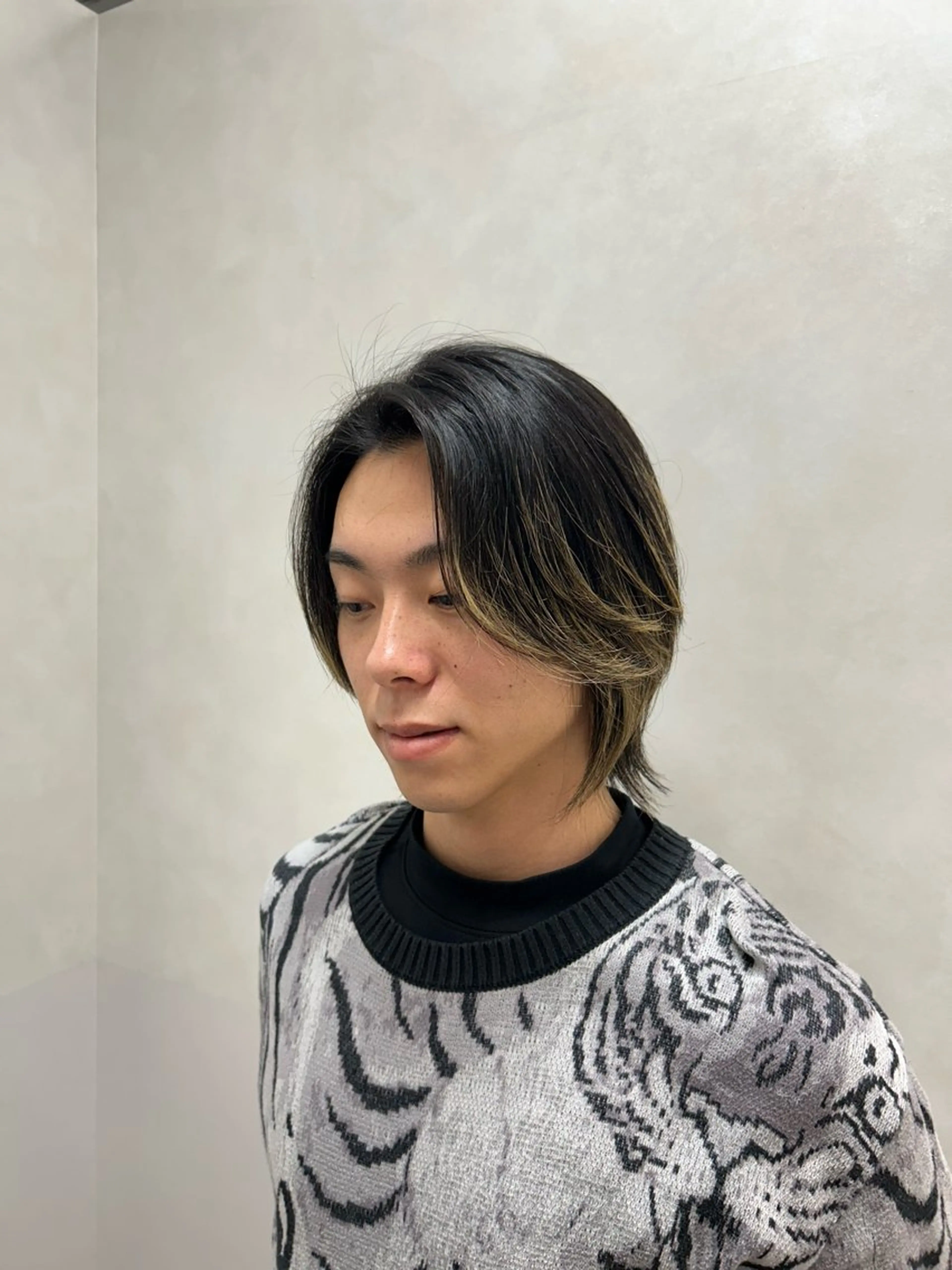 ミディアム メンズ カット Ray Goto /名古屋美容師のヘアスタイル