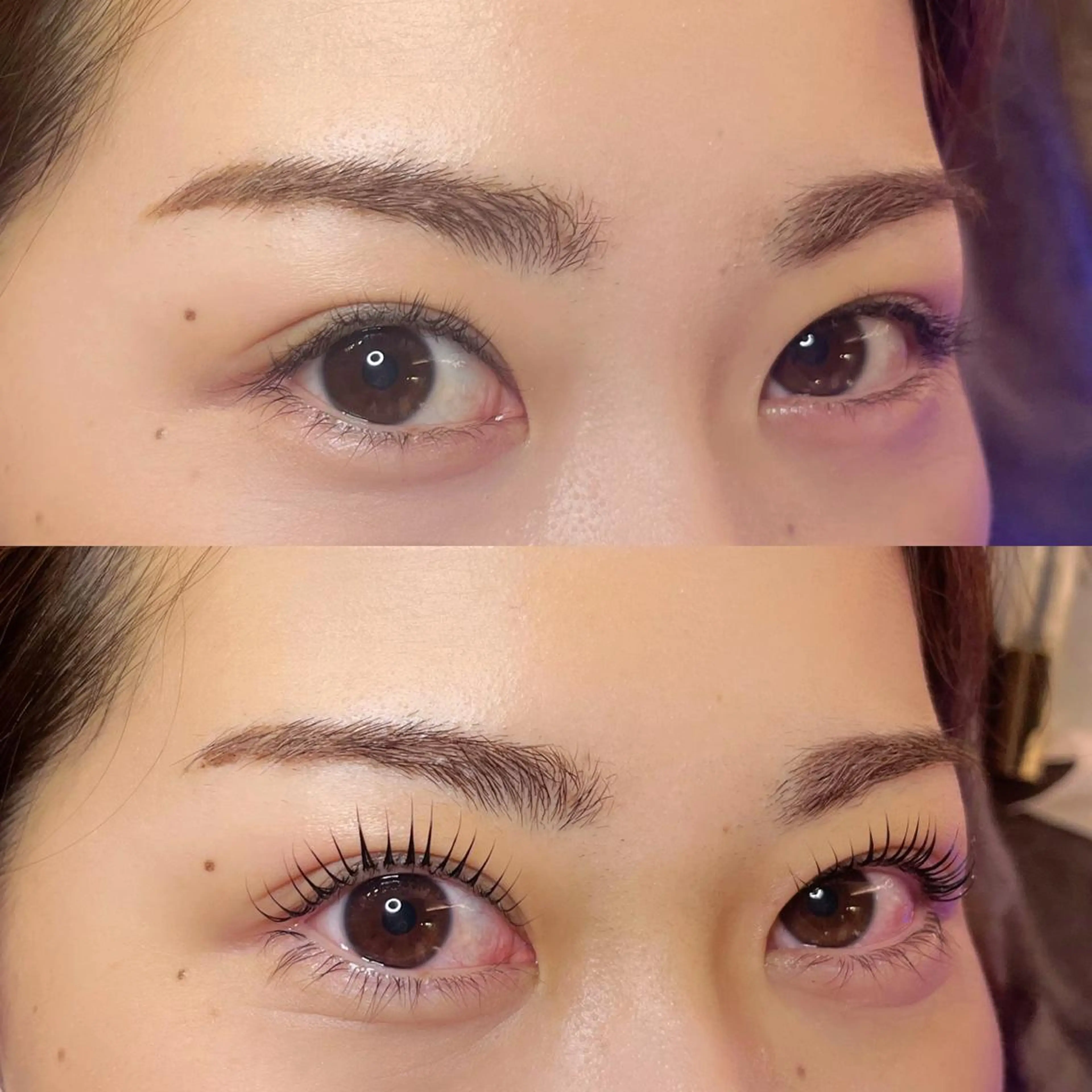 ぱっちり目元に👀💜パリジェンヌラッシュリフト（上のみ）¥7000→10%OFFの写真