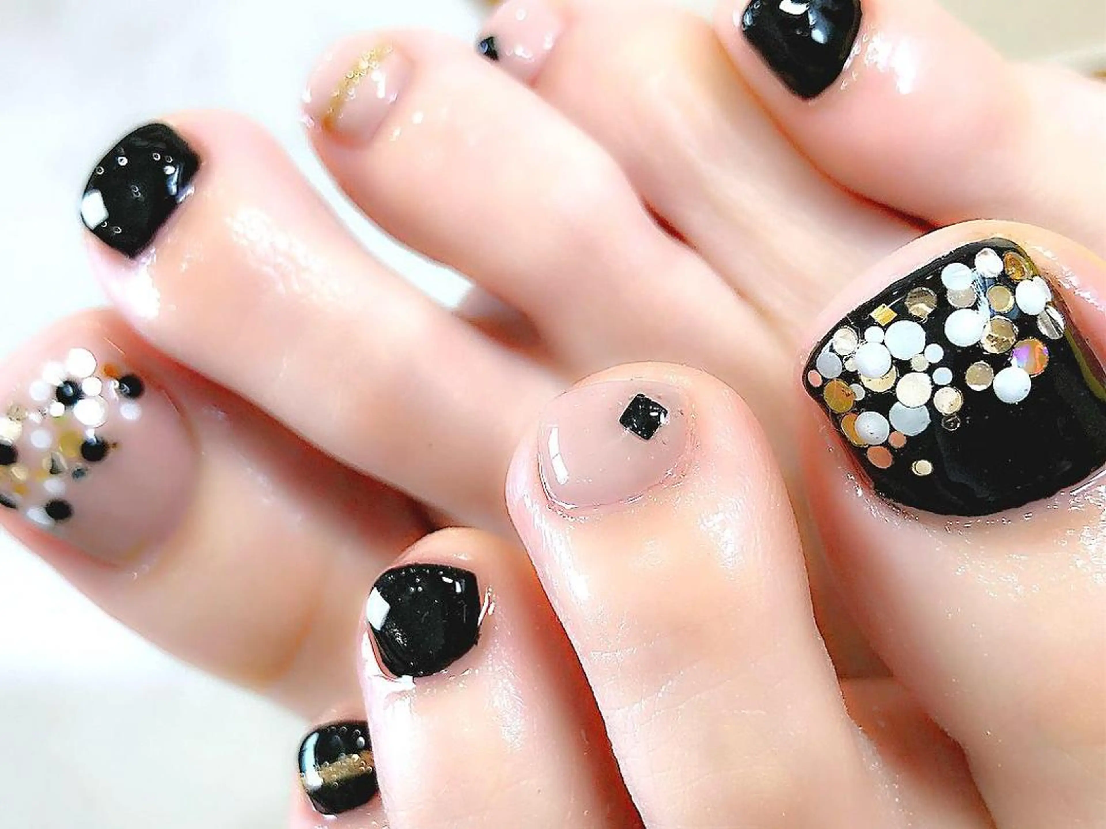 ご新規様 フットネイル ワンカラー 【オフケア込】の写真