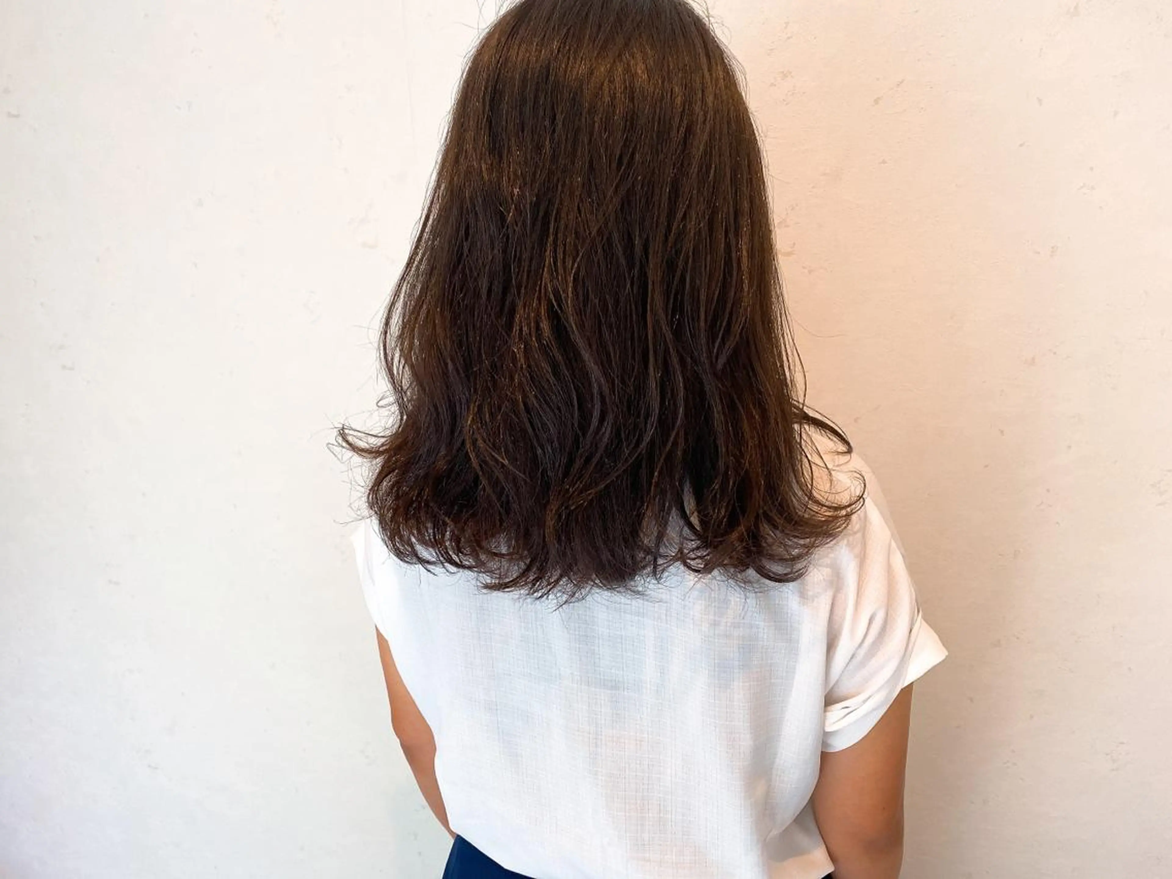 セミロング カラー The book hand salon所属・伊藤 さやかのヘアスタイル