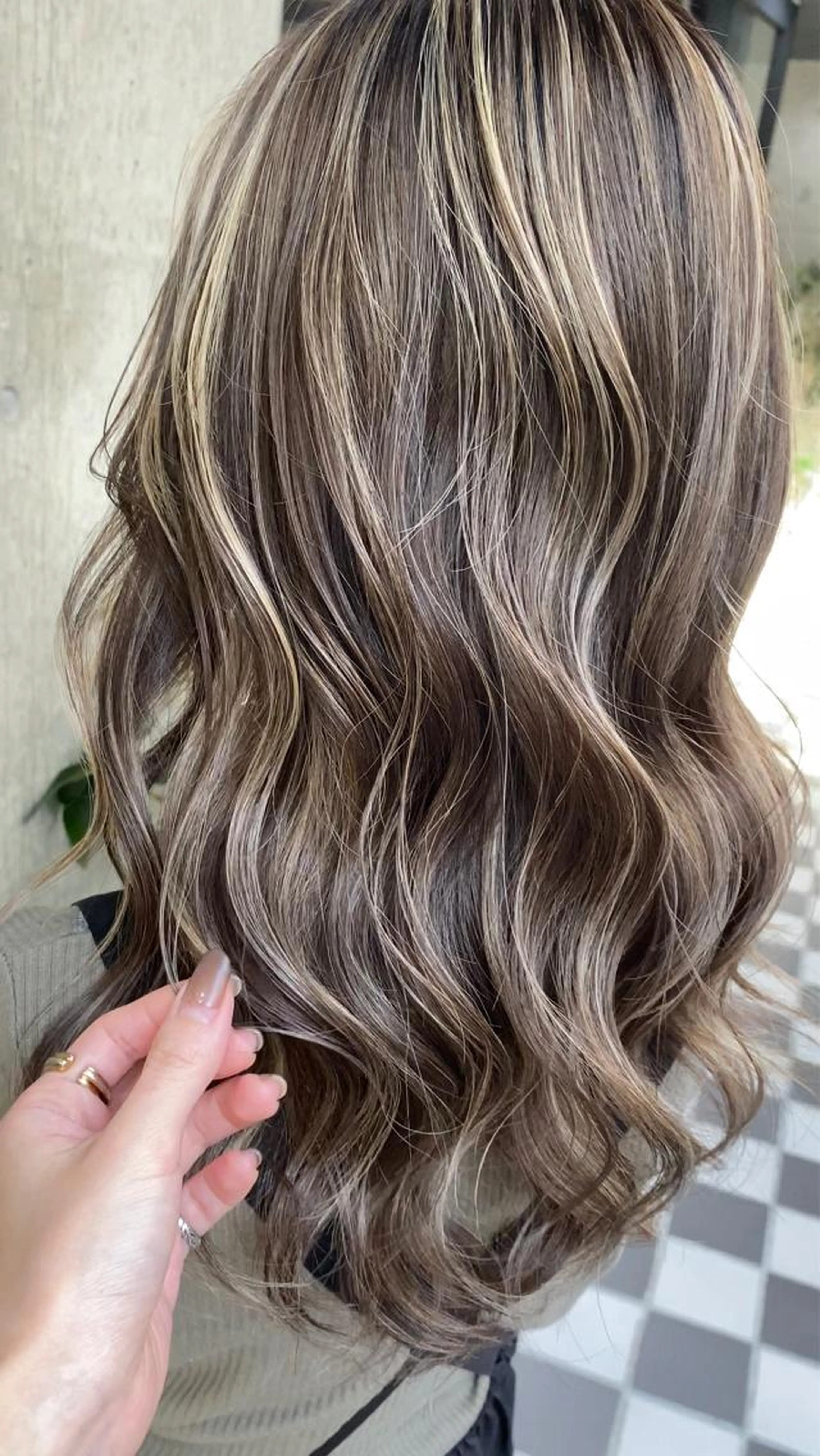 🧡ハイライト+カラー+ライトトリートメント🧡ケアブリーチ込みの写真