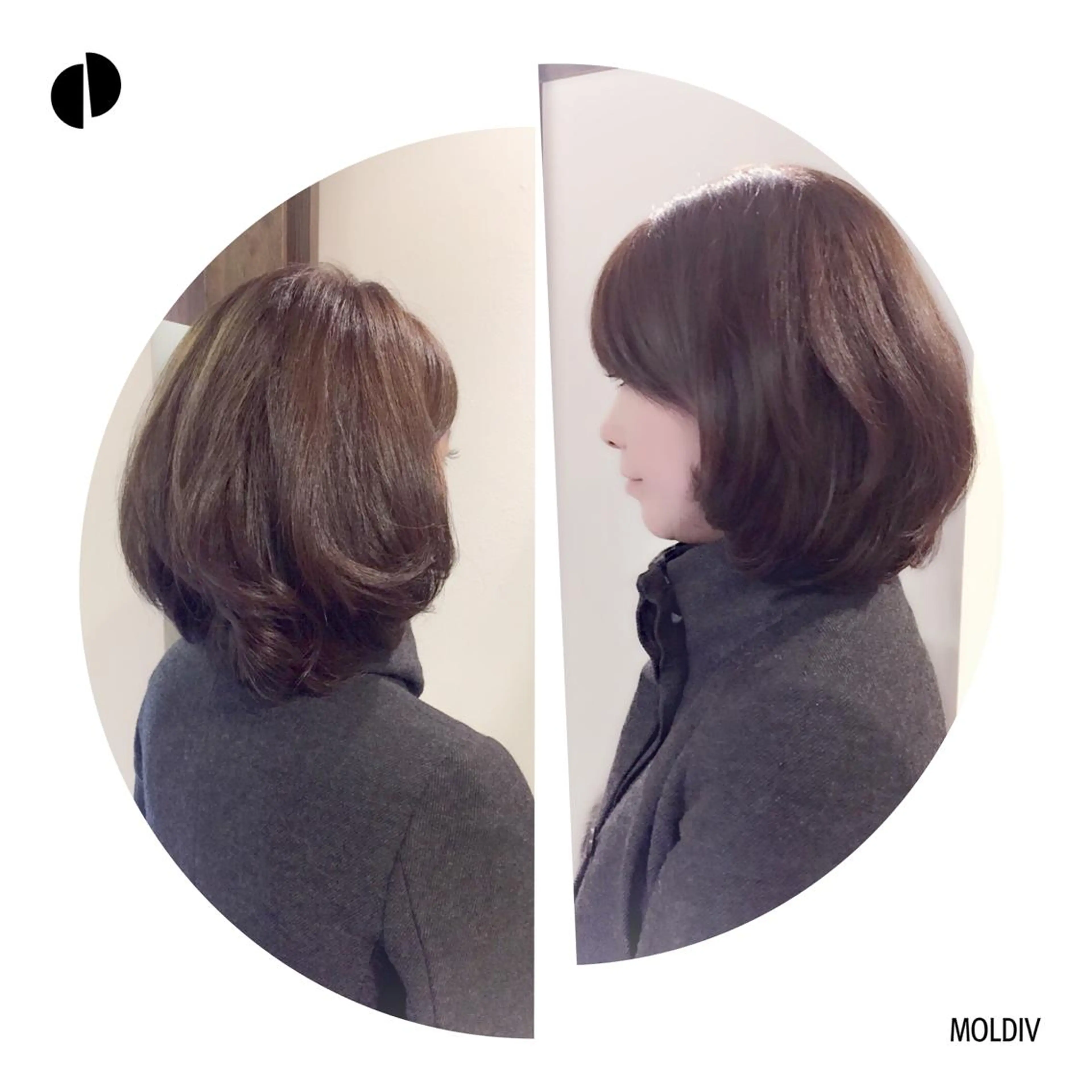 ミディアム カラー ✨縮毛矯正✨髪質改善 ナカシマ ユミのヘアスタイル