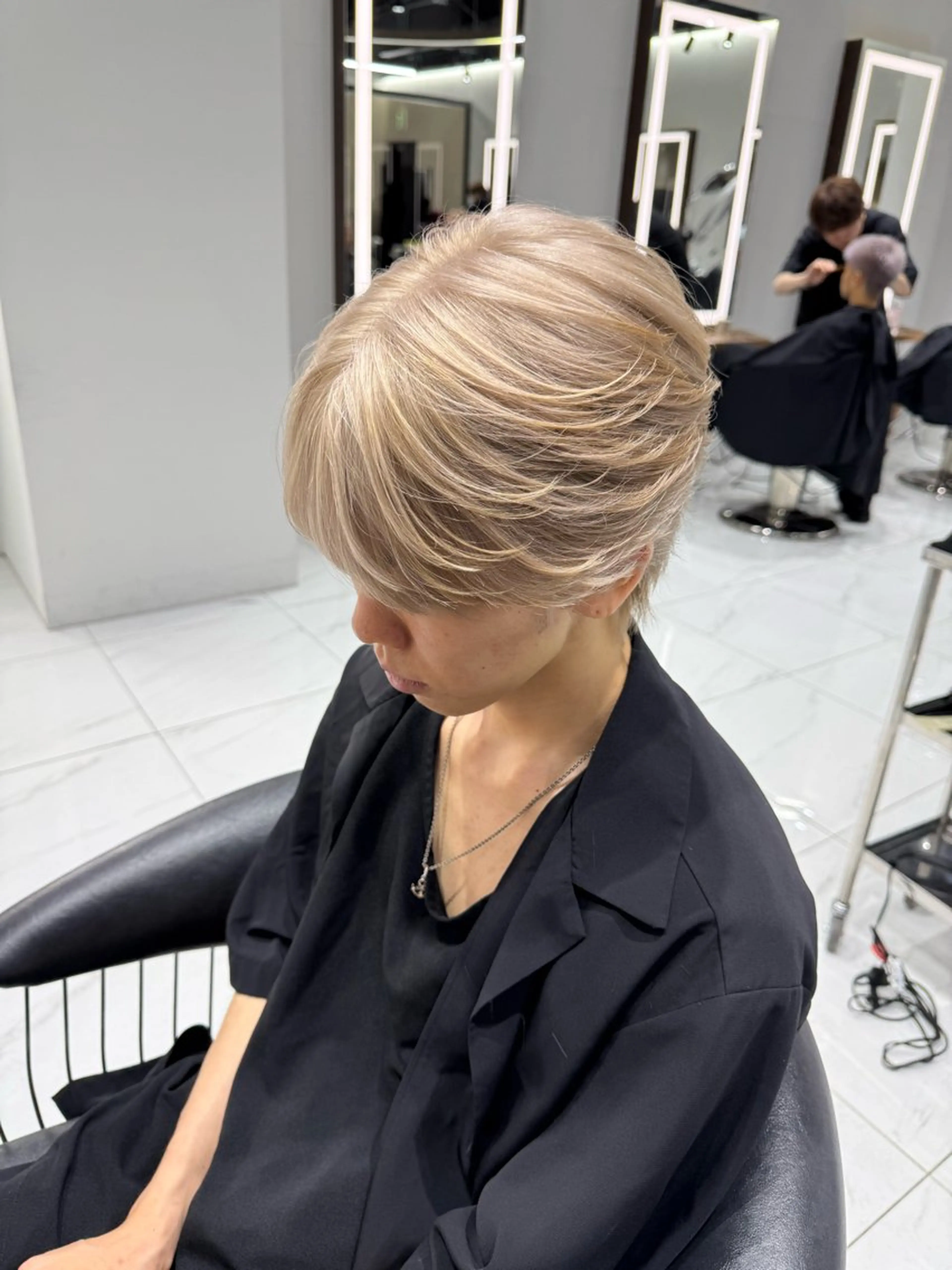 カラー メンズ 渋谷ブリーチカラー/ デザインカラー/優希のヘアスタイル