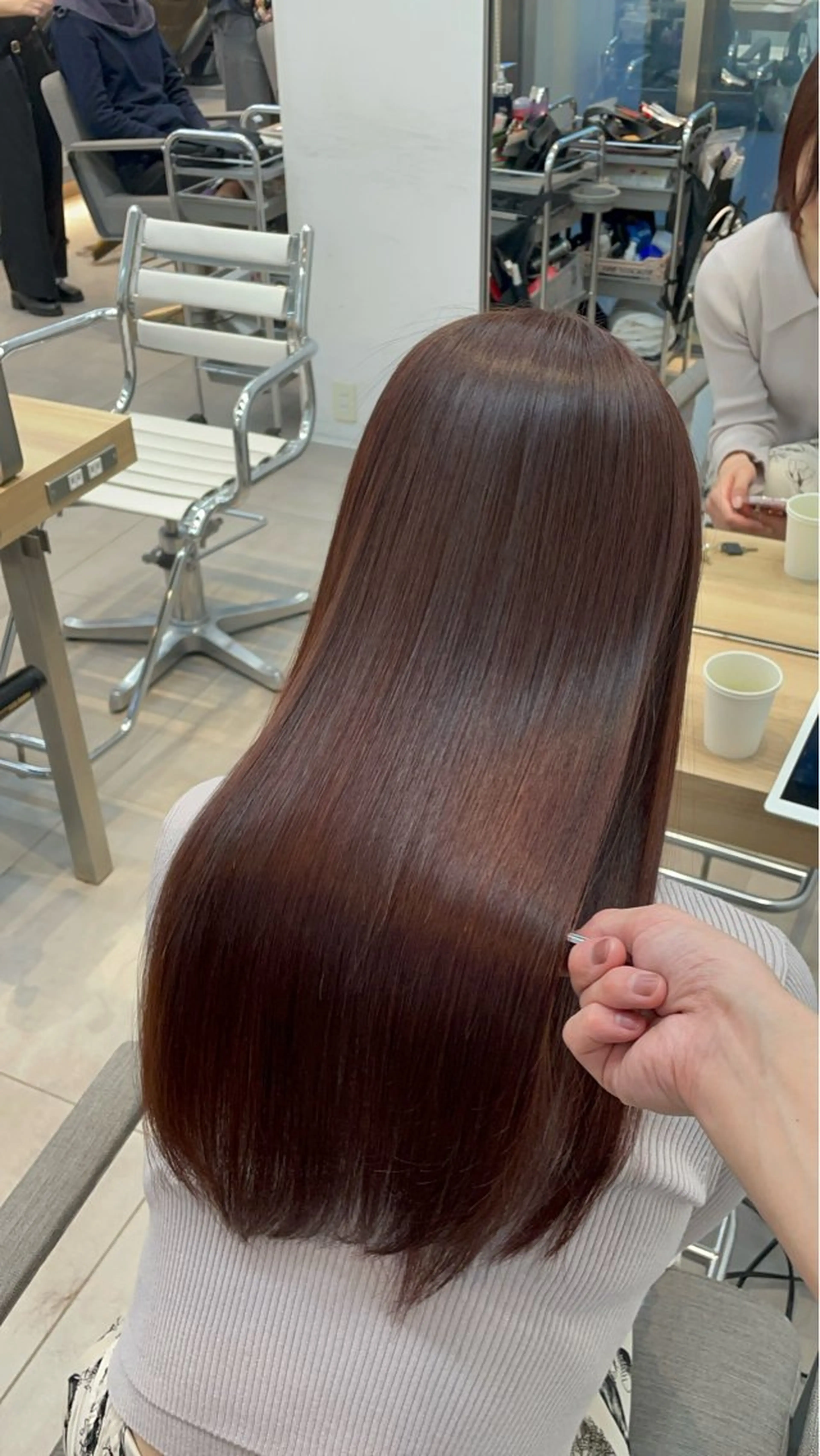 ロング カラー 髪質改善 ✨髪質改善✨美髪 矯正🫧小泉のヘアスタイル