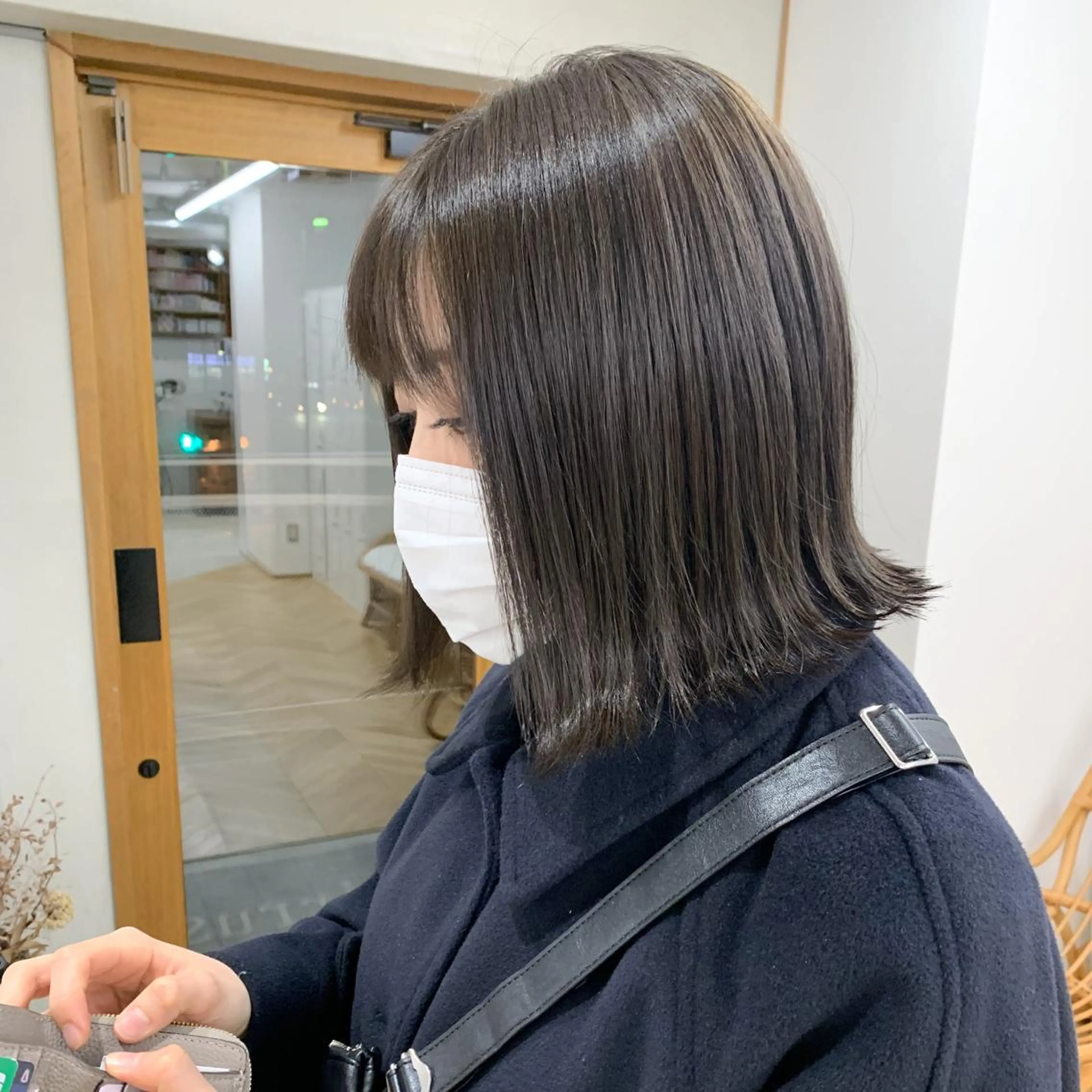 ミディアム カラー 透明感カラー cirrus🕊 山縣あかりのヘアスタイル