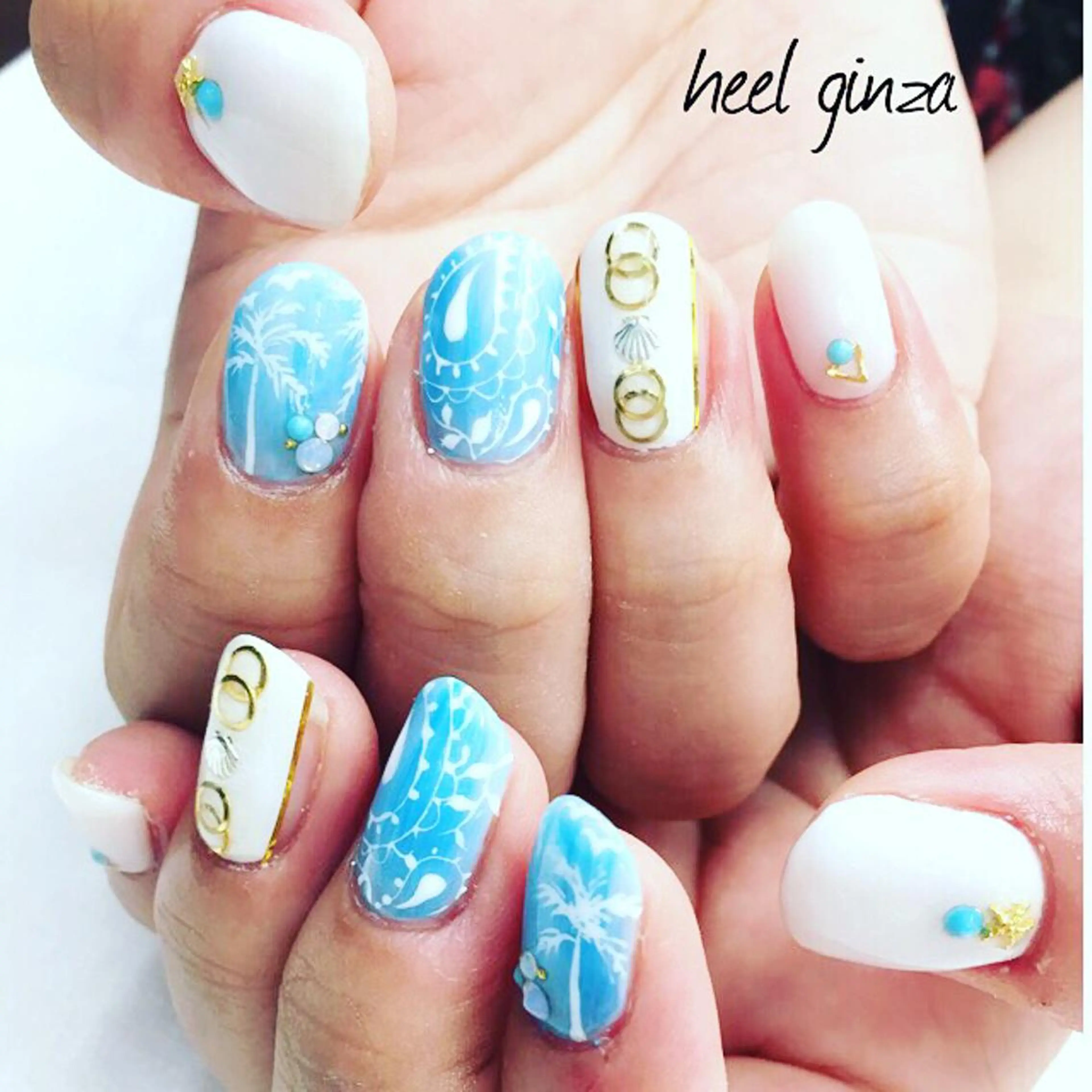 ネイル アートネイル 持ち込み miel nailのネイルデザイン