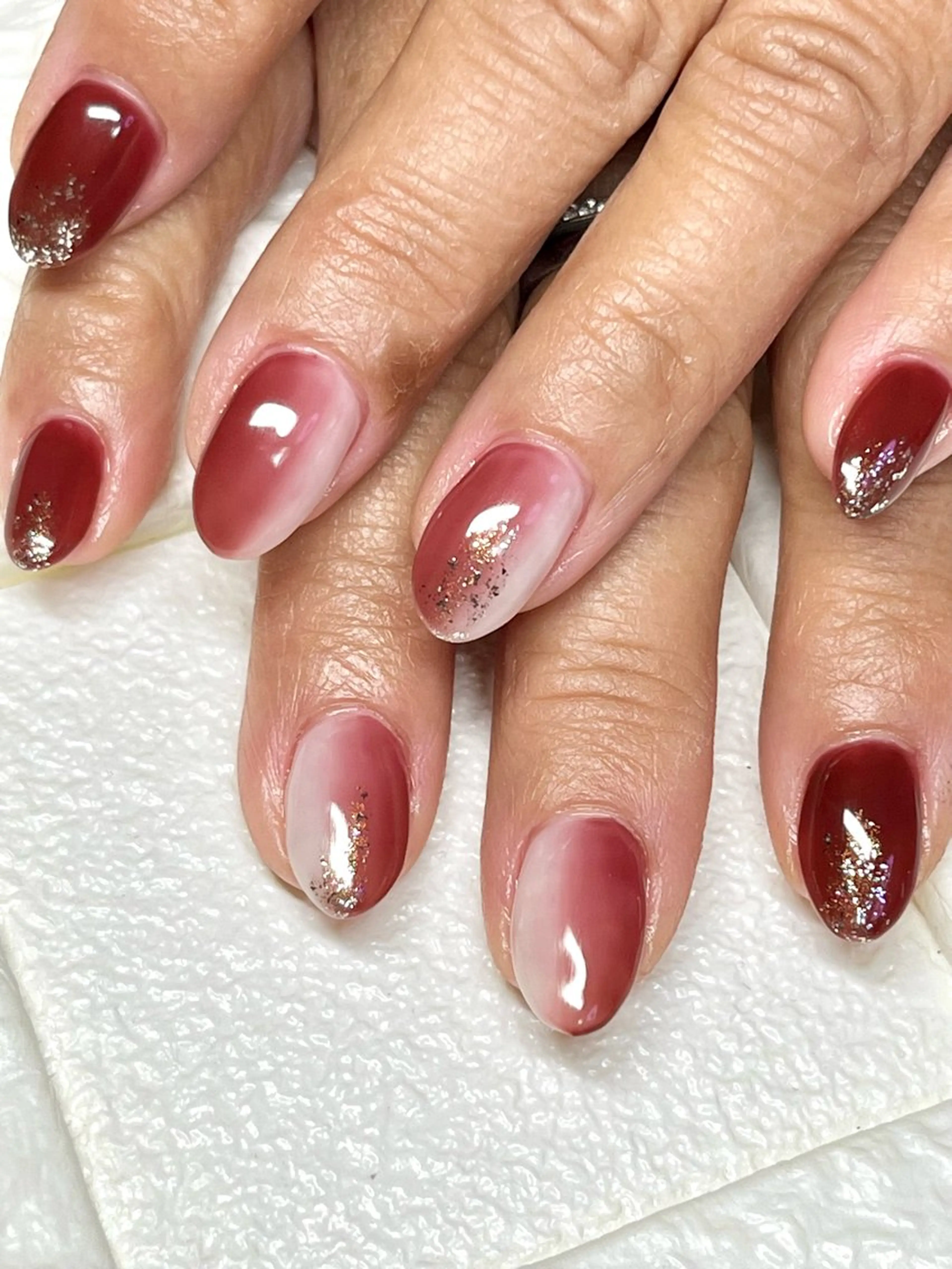 ネイル シンプルネイル ハンドネイル まり りぃ〜んのネイルデザイン