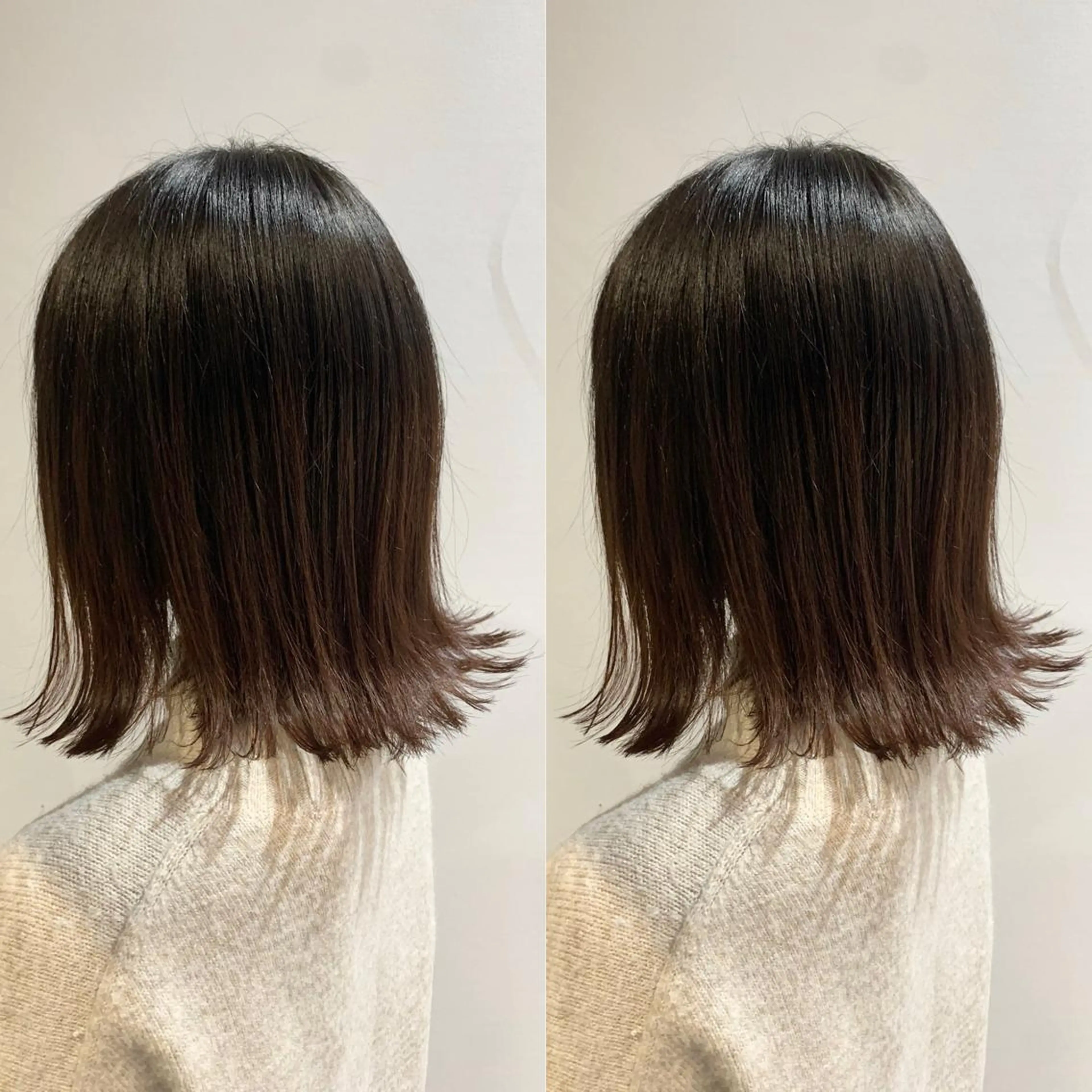 ミディアム カラー カット トリートメント 縮毛矯正/髪質改善/ 石橋代智のヘアスタイル