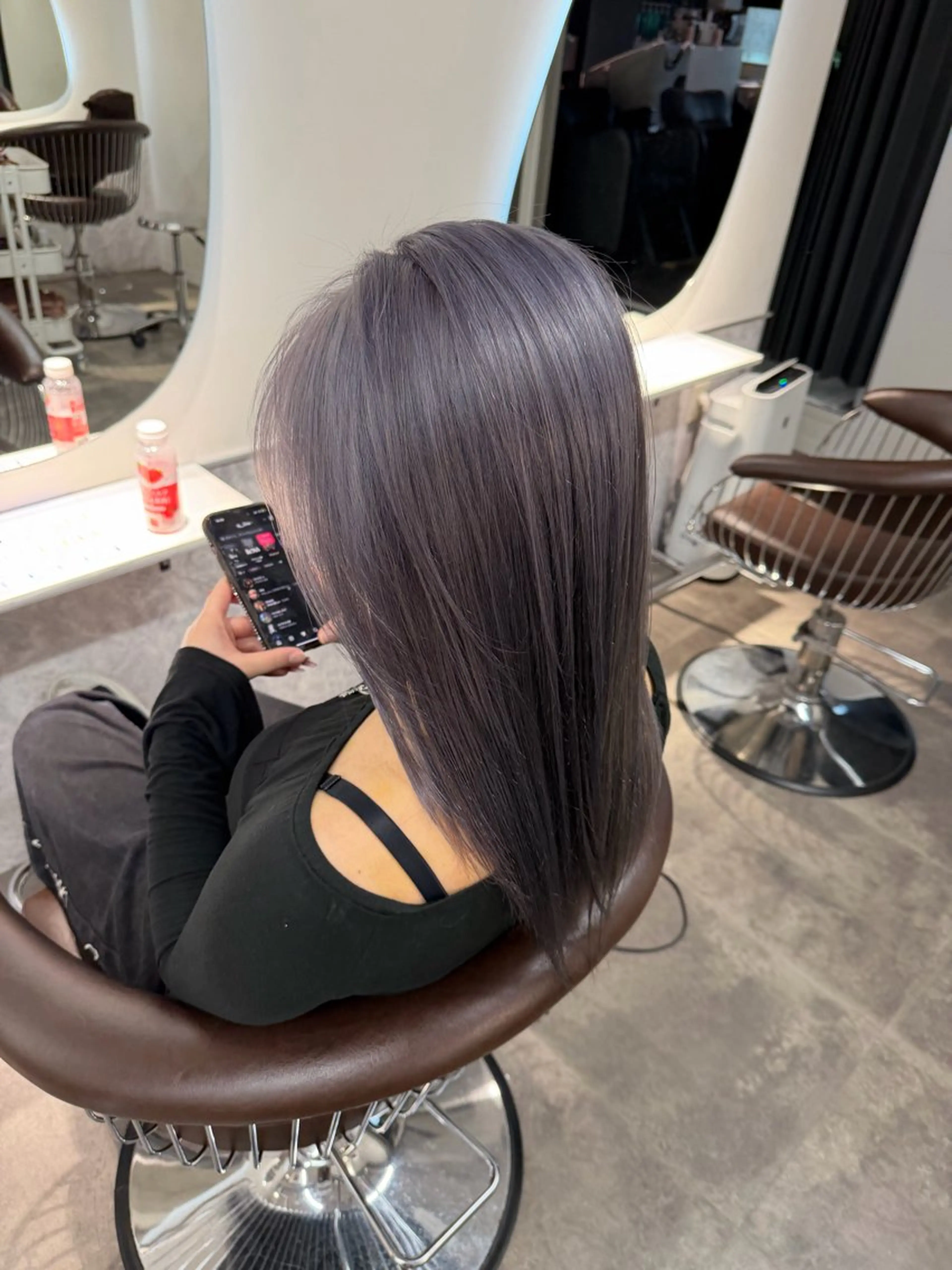 セミロング カラー ヘアカラー ブリーチ/エクステ/ 新宿/アリルのヘアスタイル