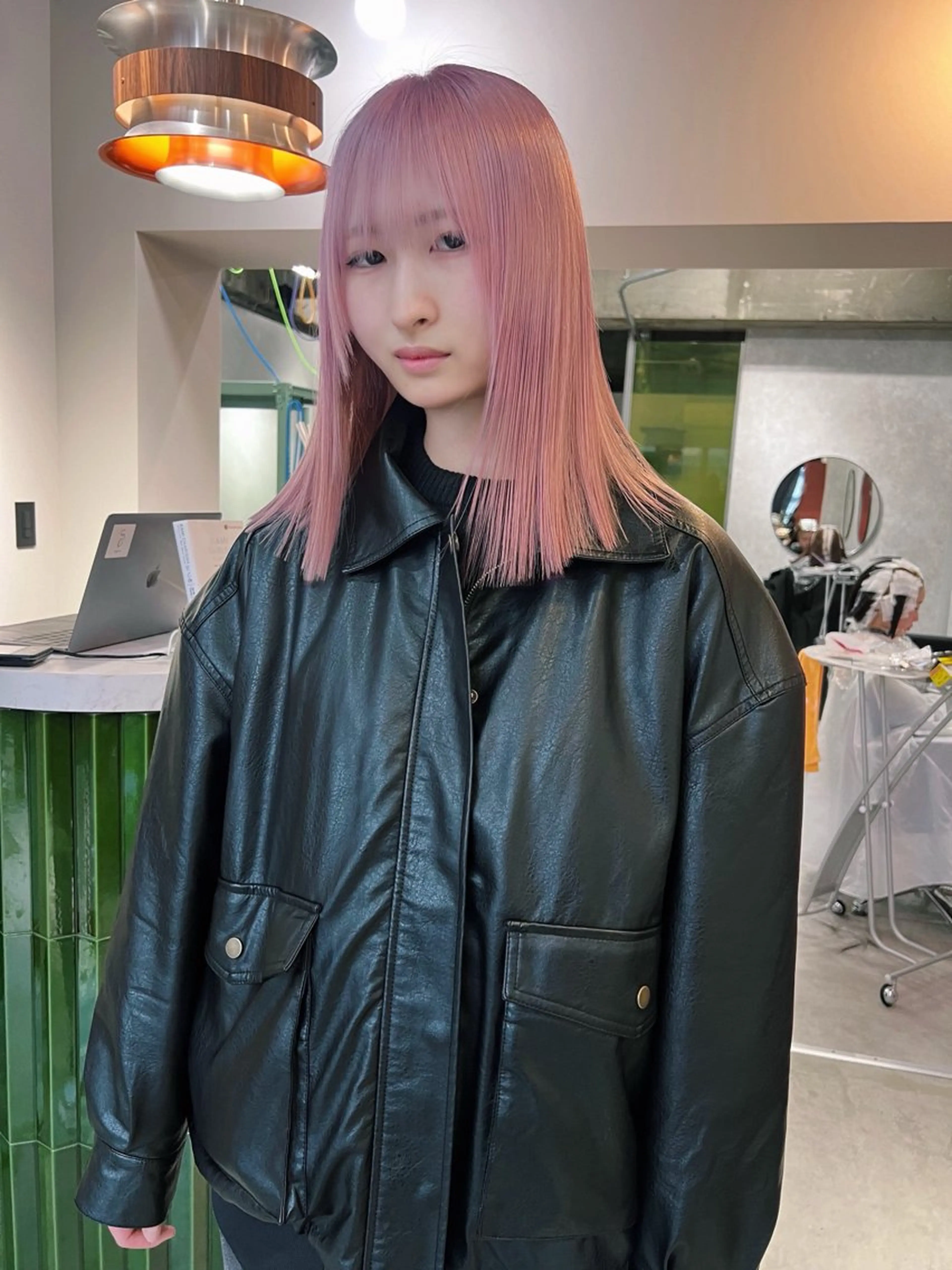 セミロング カラー ヘアカラー トリートメント ヘアセット 🧡色落ちまで2度綺 麗なカラー🧡ヨシキのヘアスタイル