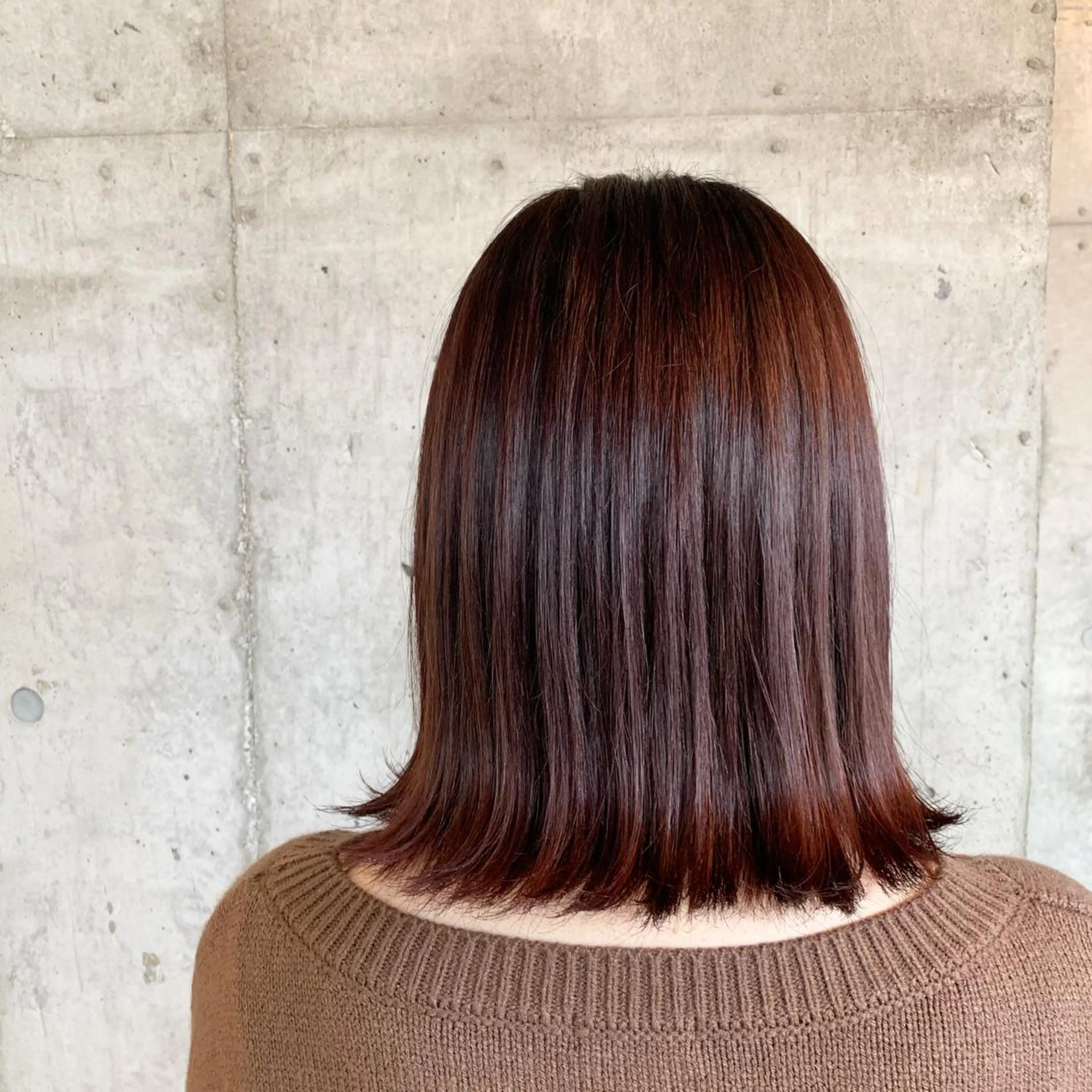 ミディアム 🌷横浜/レイヤー /艶カラー🌷のヘアスタイル