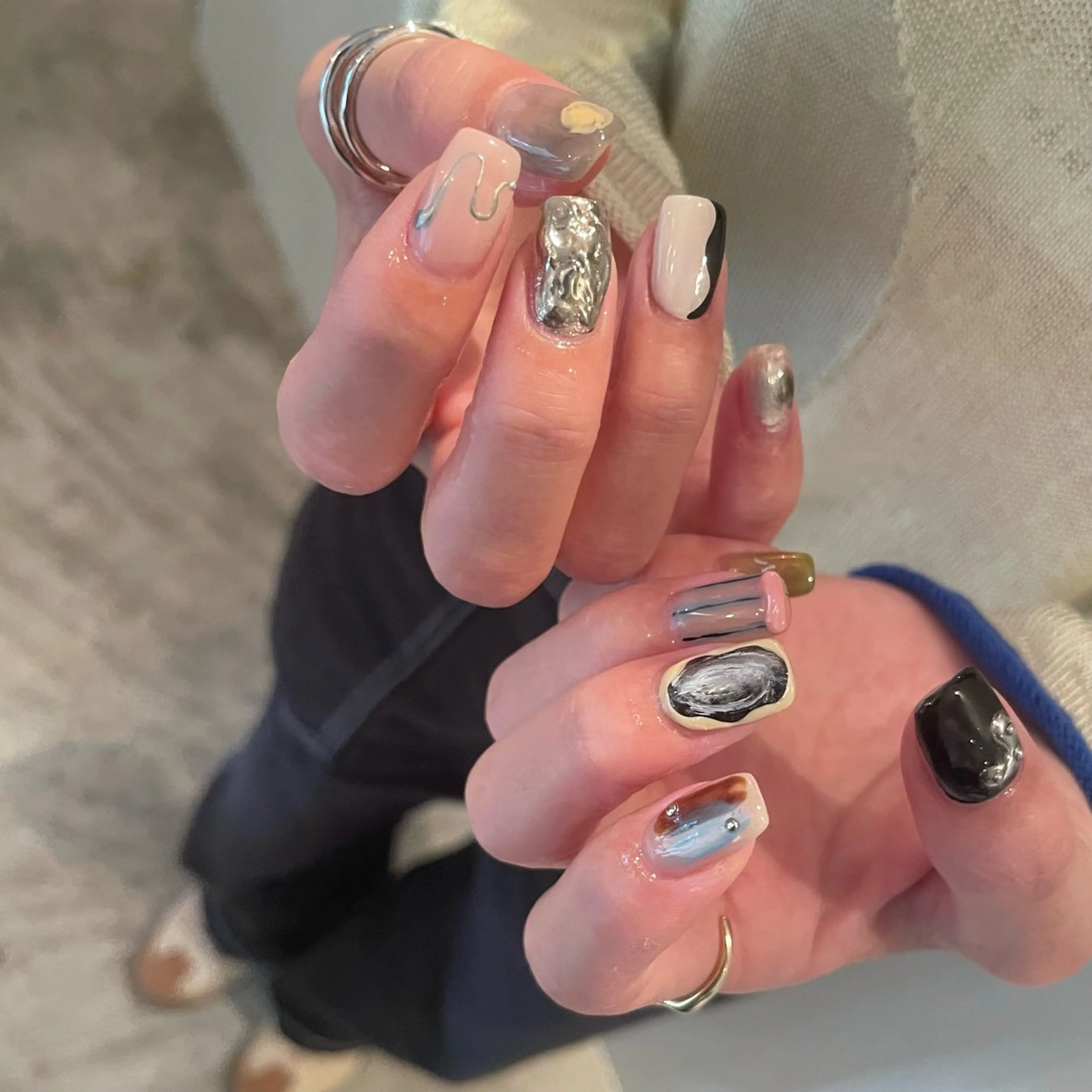 ネイル ハンドネイル lowaly所属・NAKAMURA HARUKAのネイルデザイン