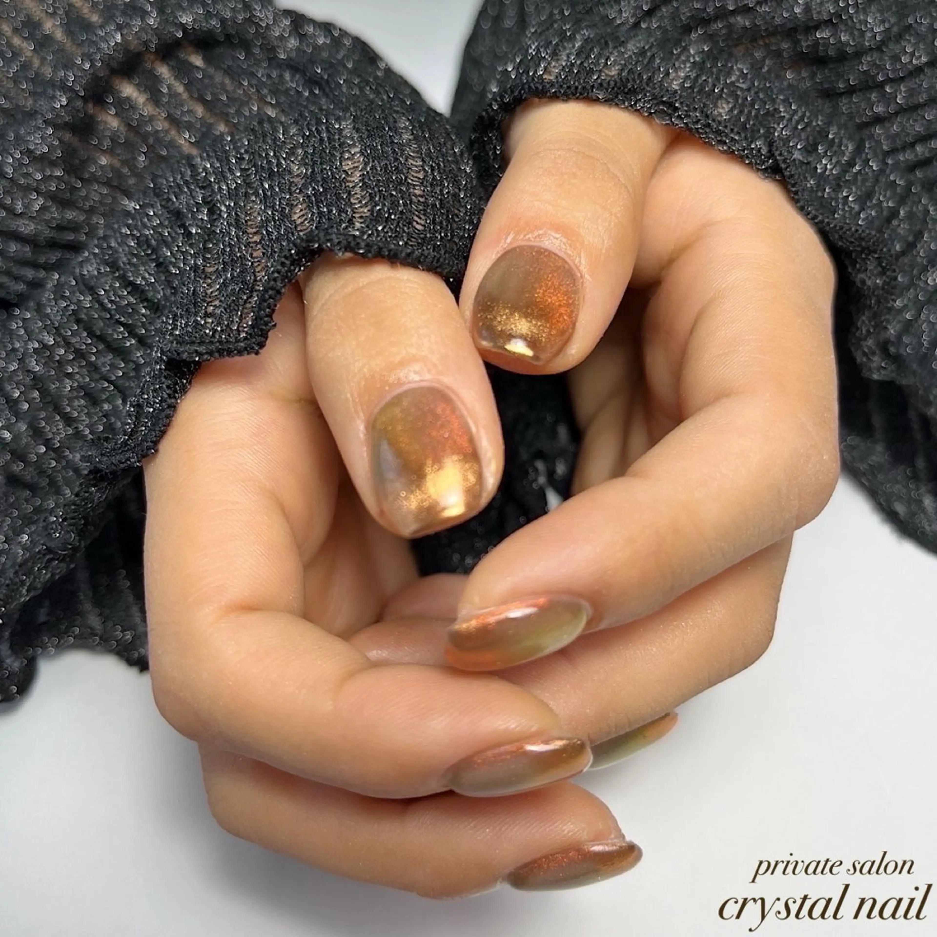 ネイル ミラーネイル Crystal Nailのネイルデザイン