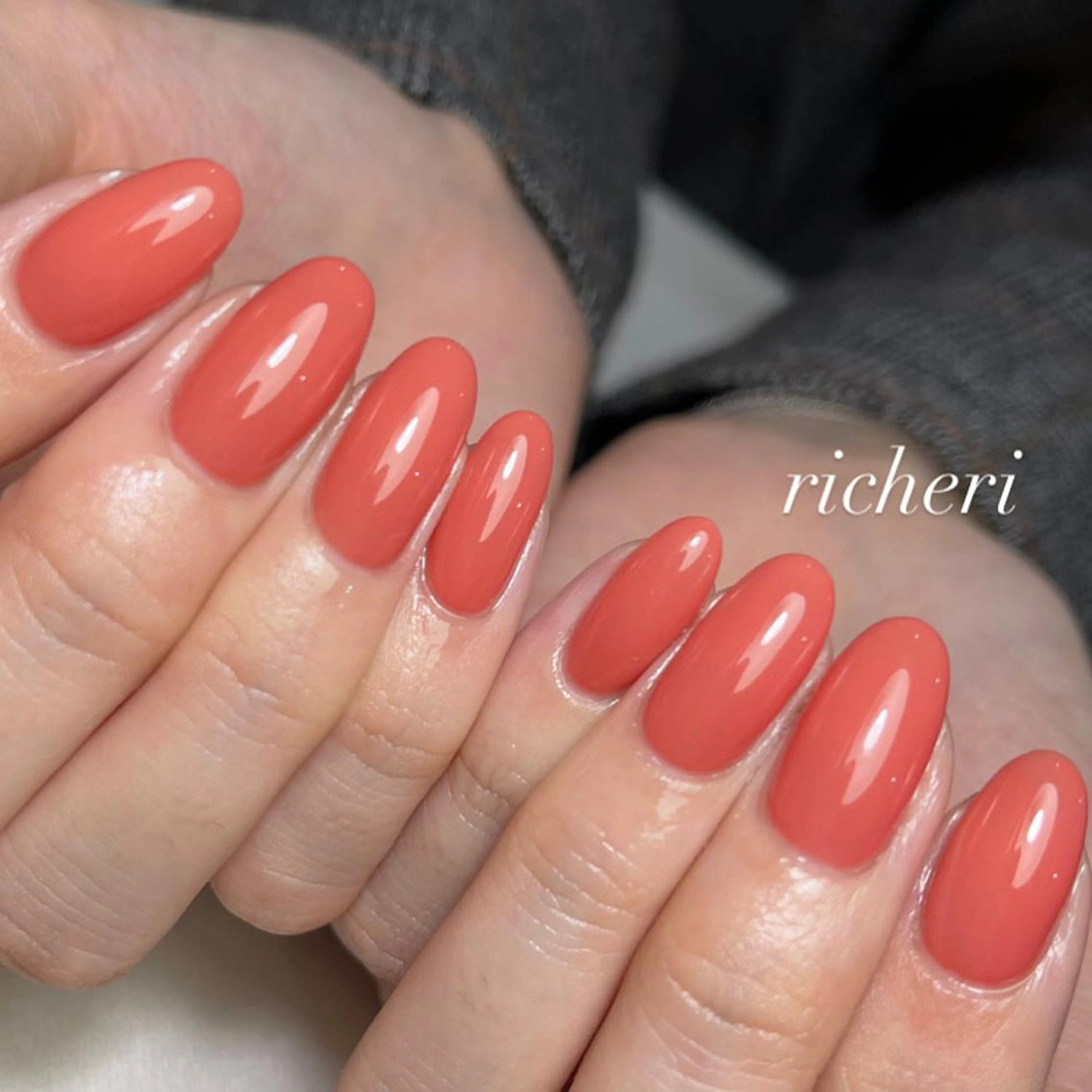 ミディアム ネイル ハンドネイル richeri beautyのエステ・リラクイメージ