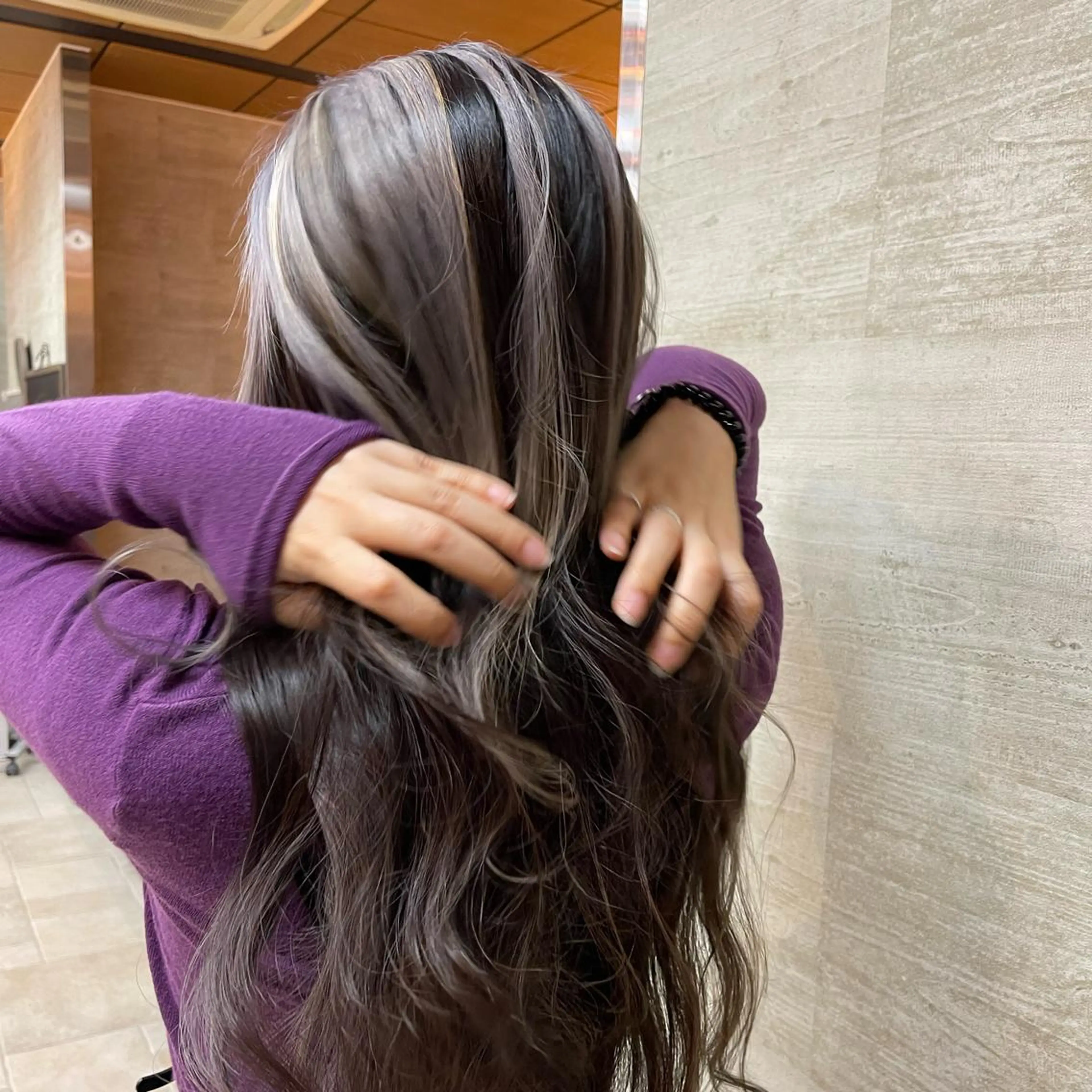 ロング カラー ヘアアレンジ 韓国ヘア/ sumireのヘアスタイル