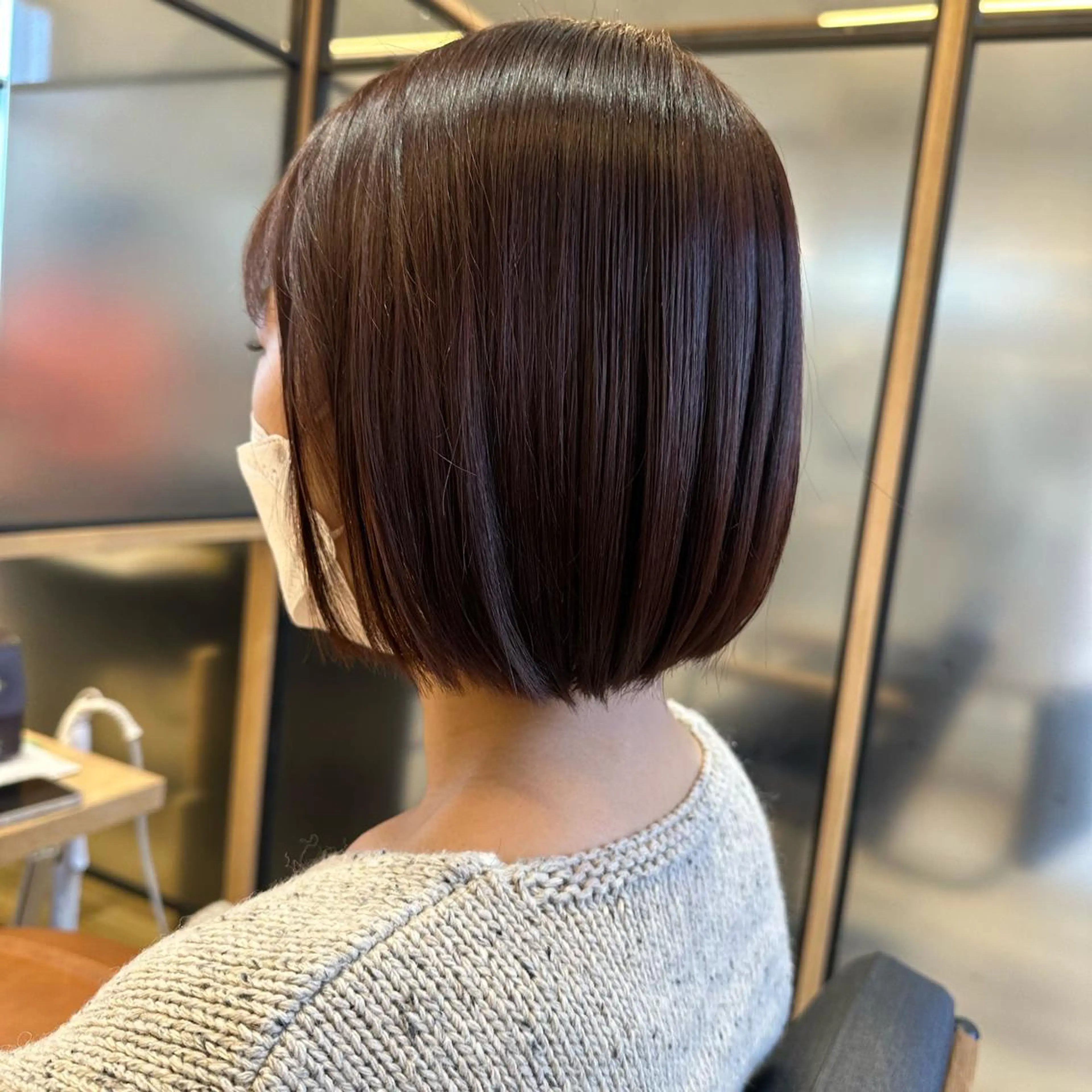 ショート ピンクブラウン ヘアカラー トリートメント Nao 【EIGHT札幌】のヘアスタイル